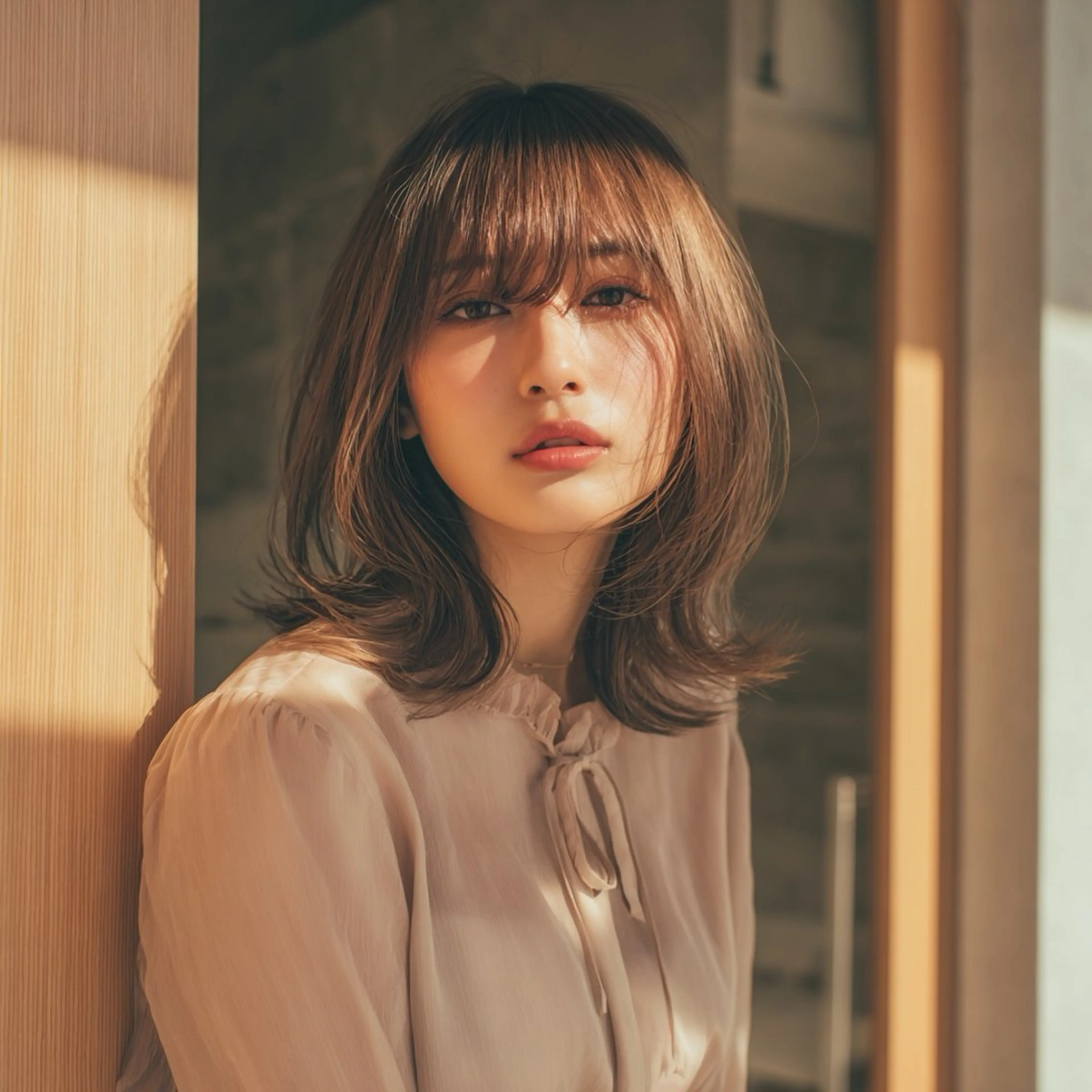 ミディアム 🍑Kubu🍀 Momo🍑のヘアスタイル