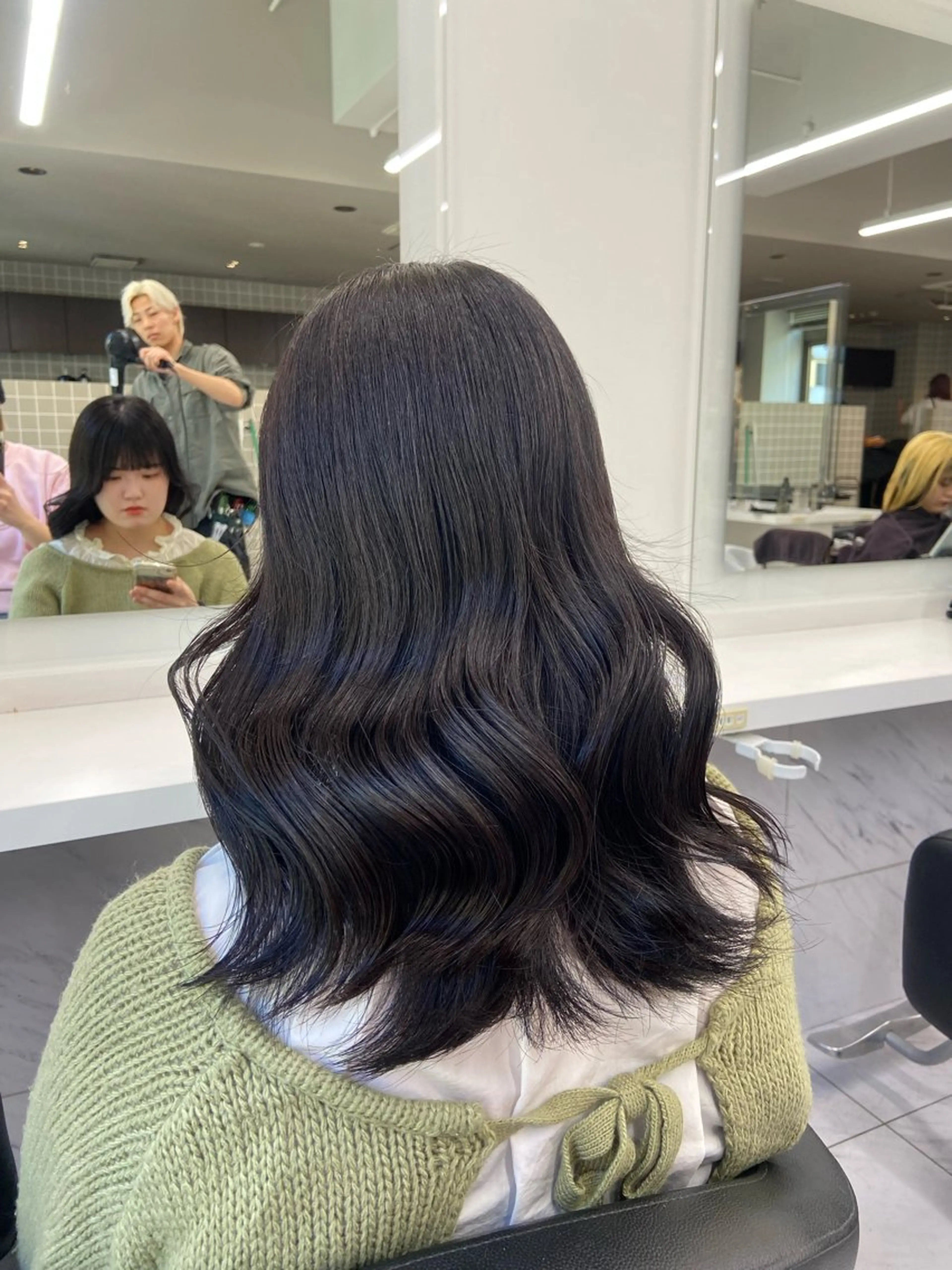 ミディアム カラー ヘアアレンジ Over hair_ misakiのヘアスタイル