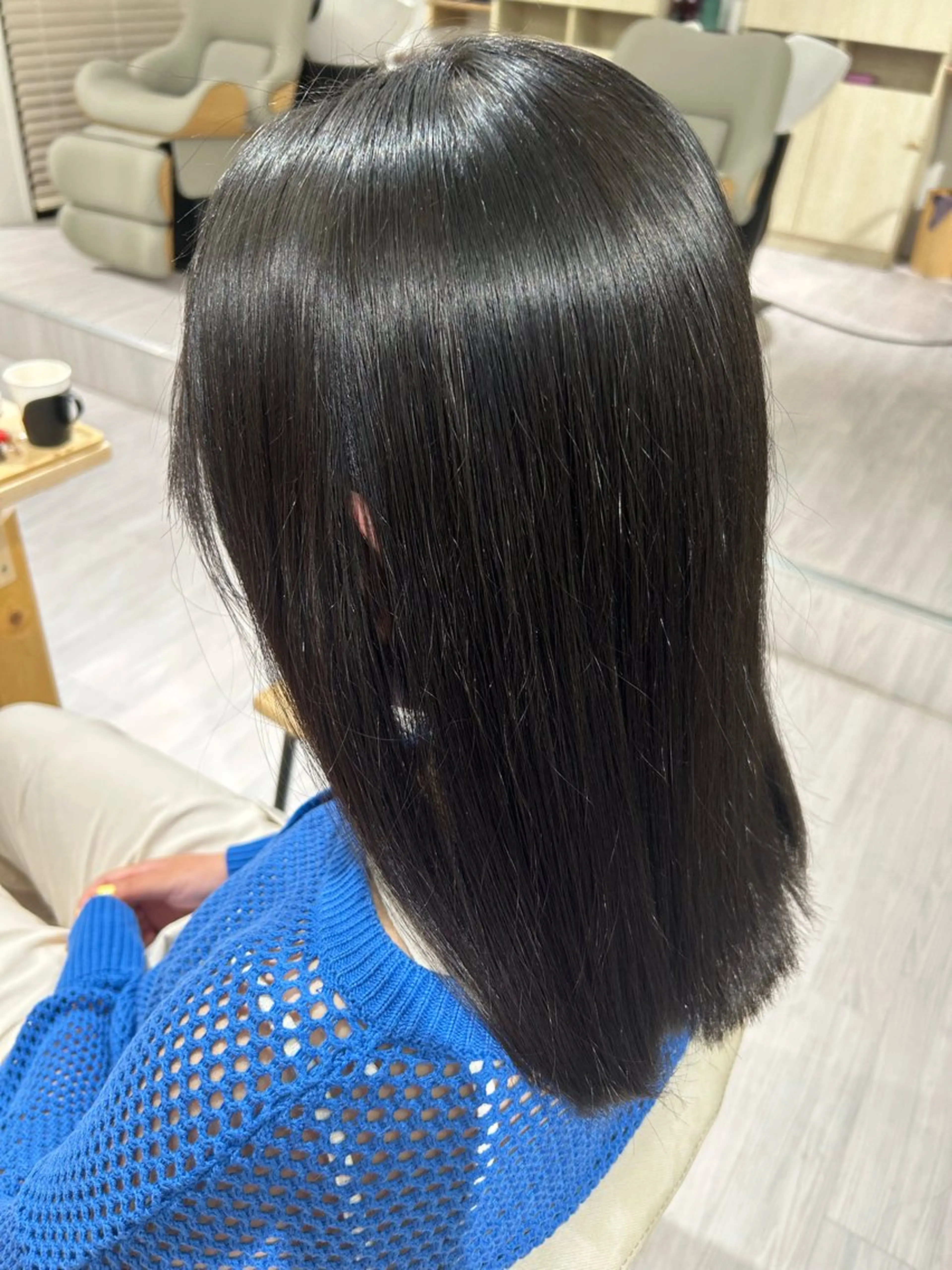 ミディアム カラー 💙まこと💙艶 カラー(Rico)のヘアスタイル