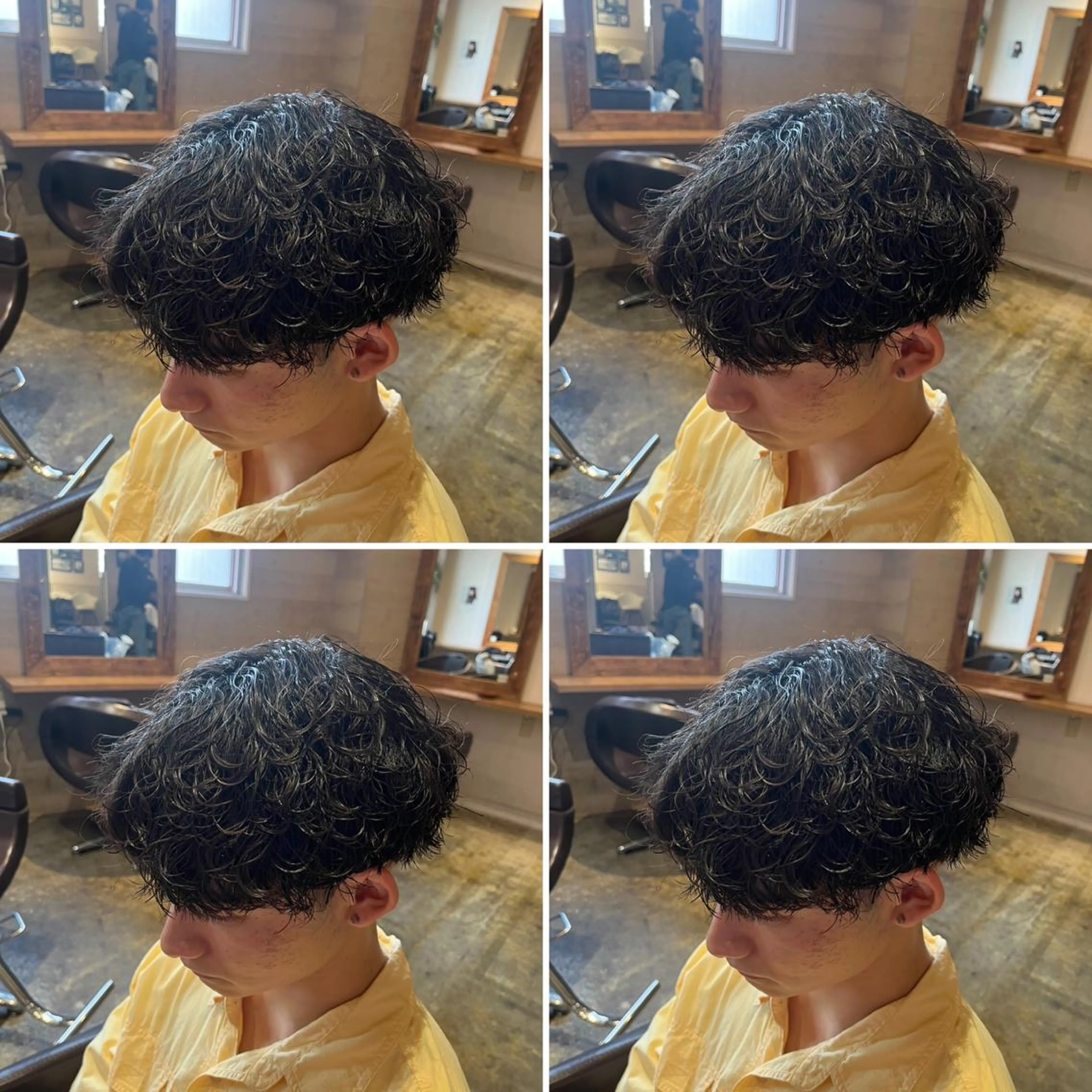 パーマ メンズ カット パーマ トリートメント ヘアセット 💈メンズパーマ特化 店長望月謙二郎💈のヘアスタイル