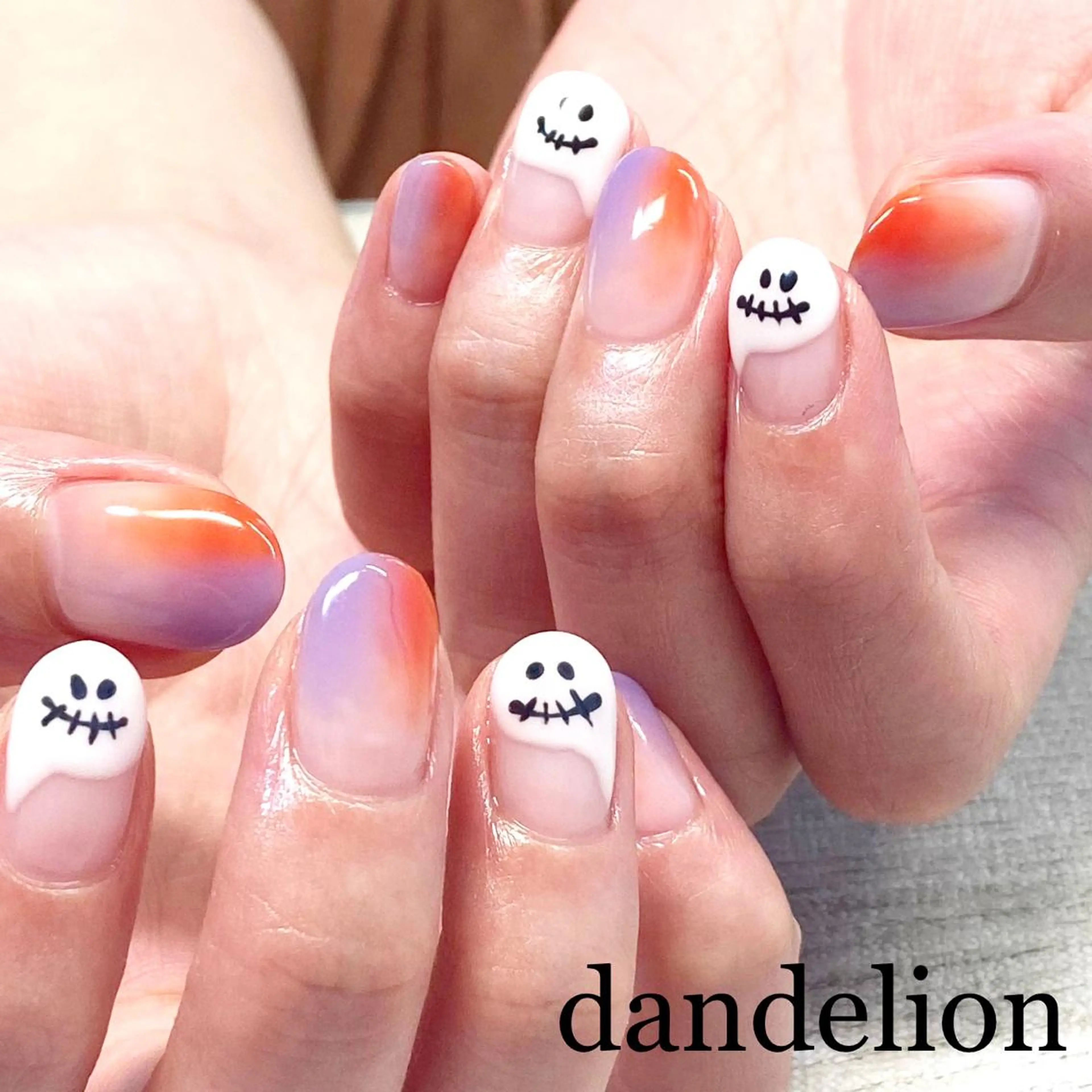 ネイル ハンドネイル ハンドケア dandelion ダンデライオンのネイルデザイン