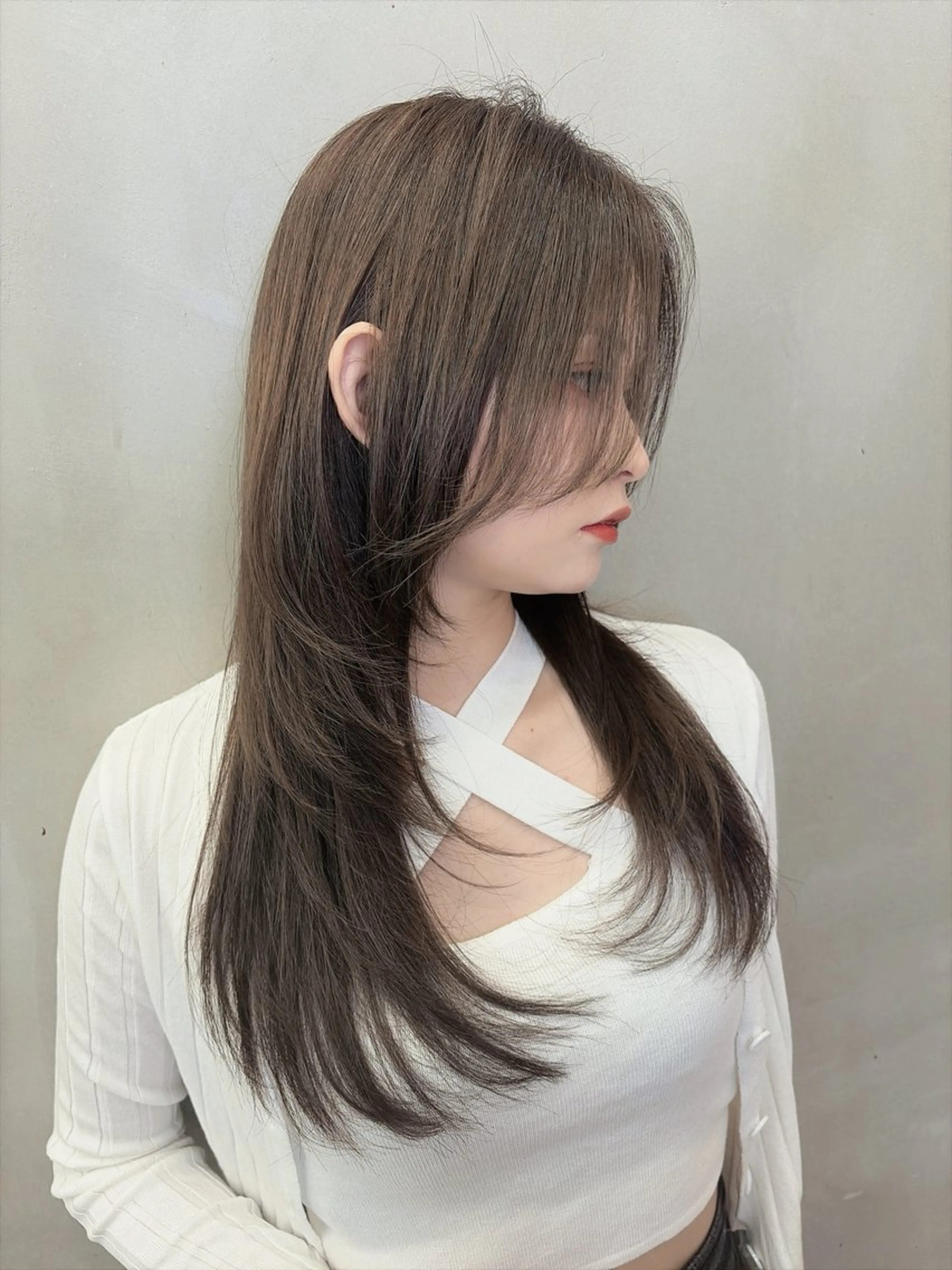 ロング カット ヘアカラー トリートメント ✨縮毛矯正✨レイヤー ホウダカズヒロのヘアスタイル