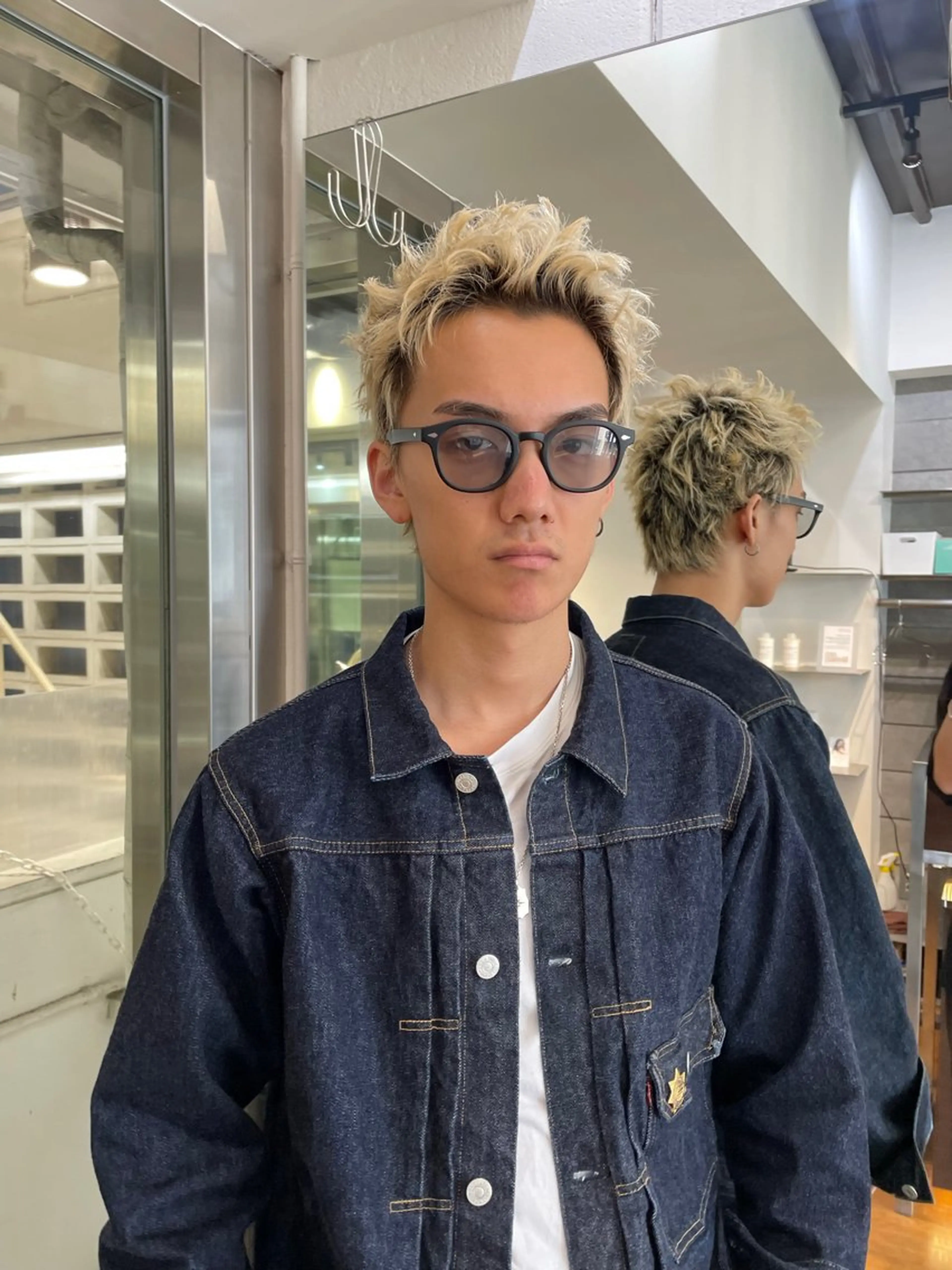 メンズ メンズハイトーン カット ⚜️メンズカット・パ ーマ/ひかる⚜️のヘアスタイル