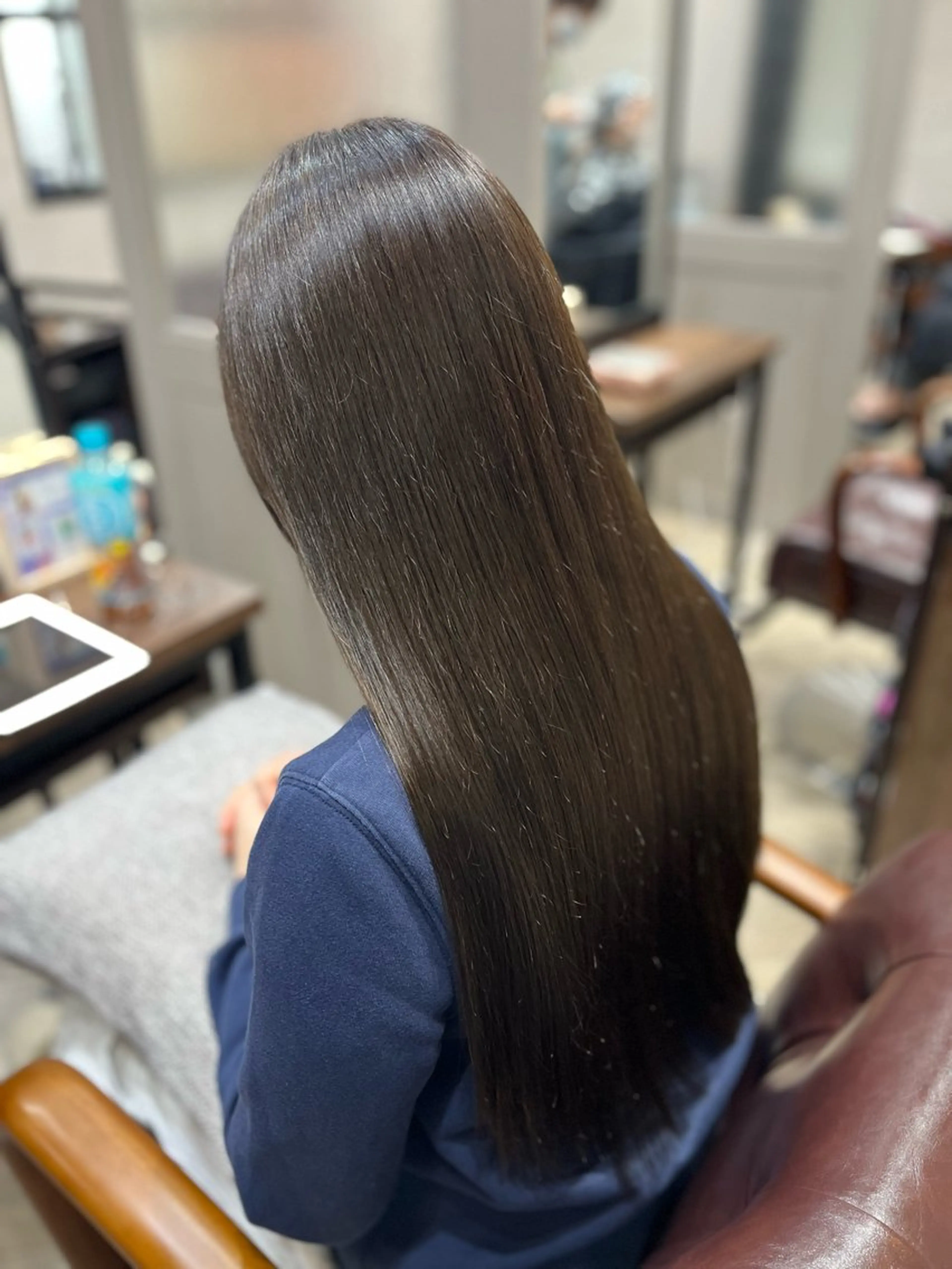 ロング カラー アッシュ アッシュグレー アッシュグレージュ グレージュ 🫧ぷる艶カラー🫧 Yuubi🦩のヘアスタイル