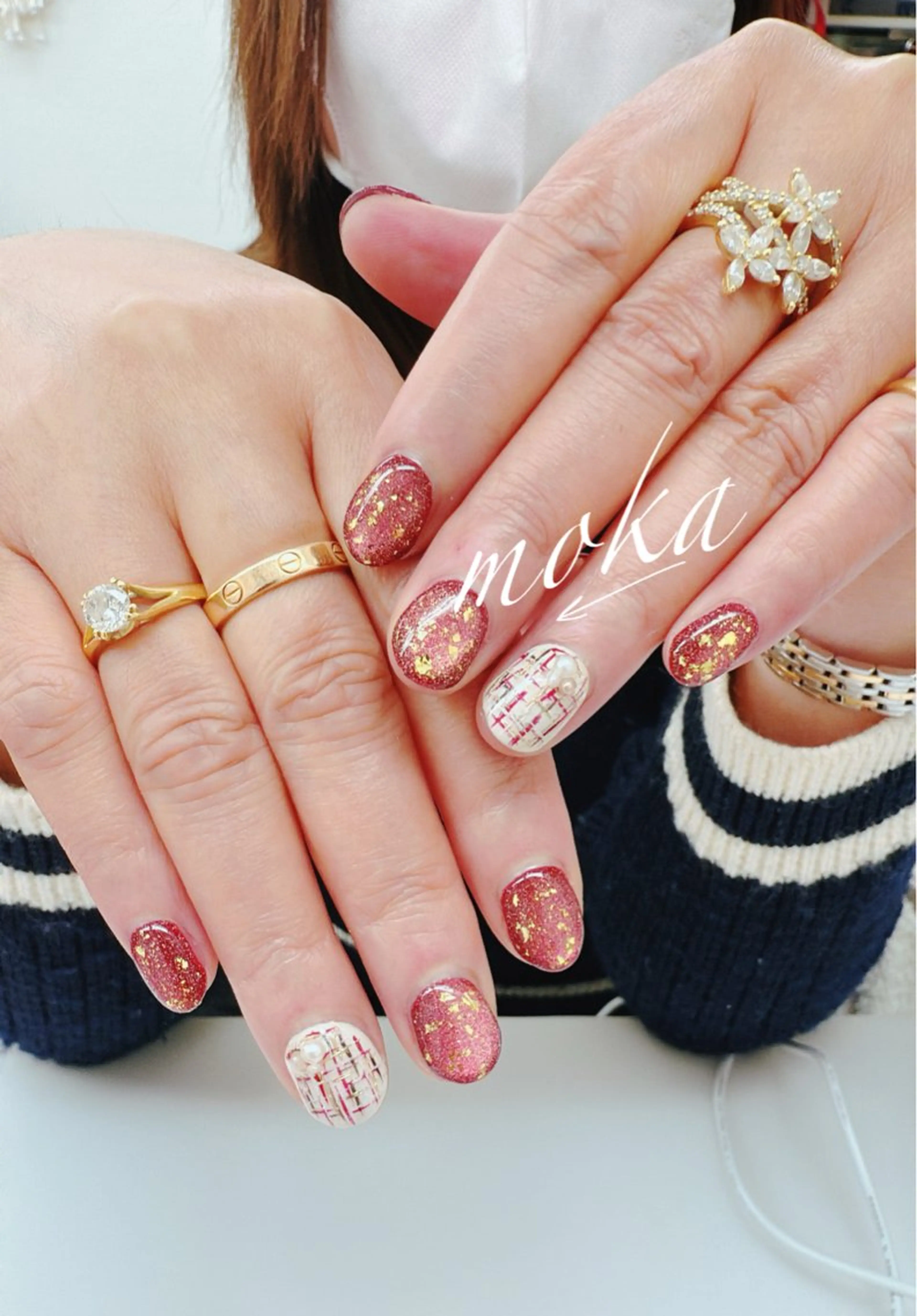 ネイル 胡蝶蘭レディースサロ ンNailMOKAのネイルデザイン
