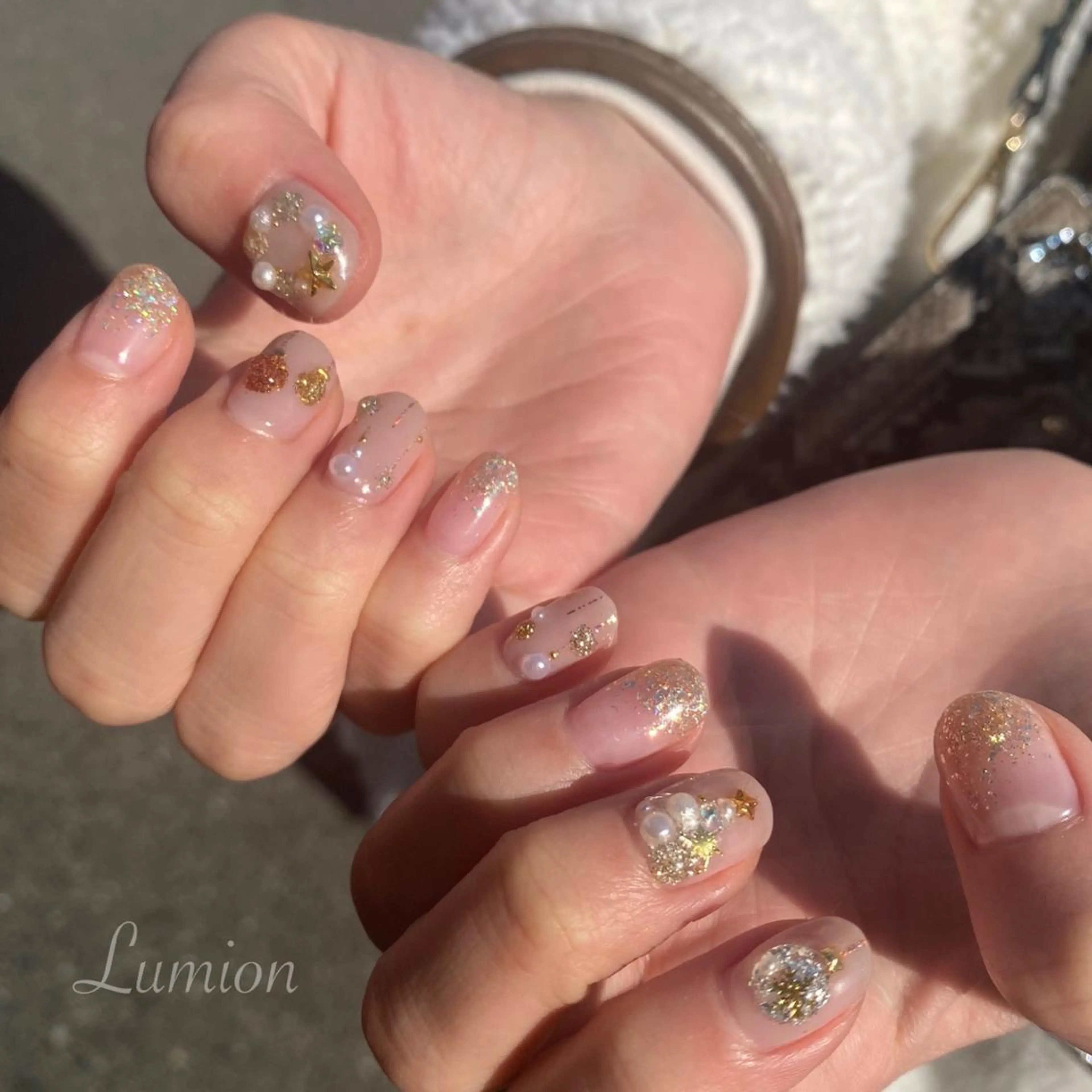 ネイル 冬ネイル クリスマス ハンドネイル nailroom Lumionのネイルデザイン