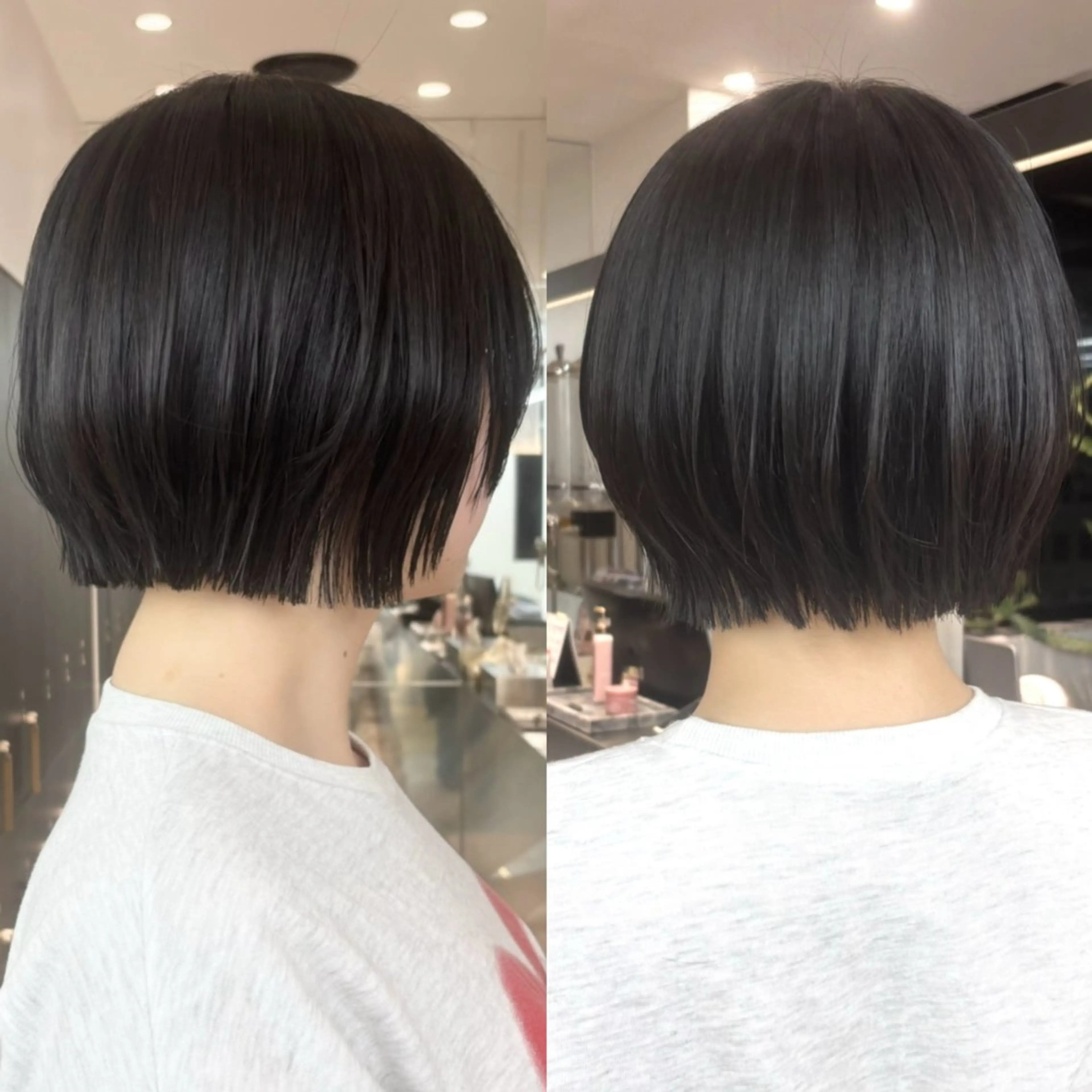 ショート ボブレイヤー ボブ レイヤーカット ️🫧️韓国ヘア🫧 ボブ🎈/RUIのヘアスタイル