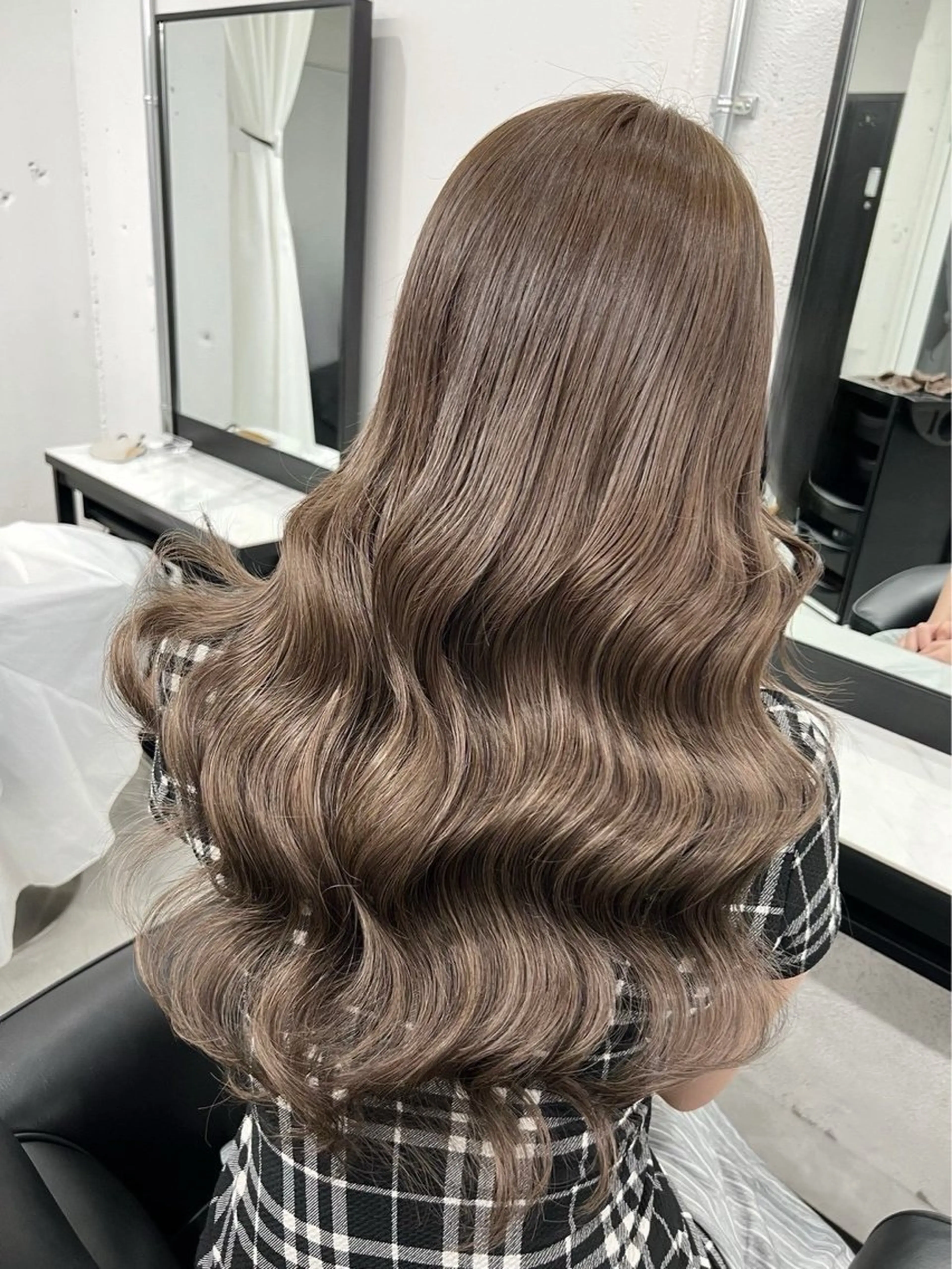 ロング カット エクステ 縮毛矯正/レイヤー カットtomonaのヘアスタイル