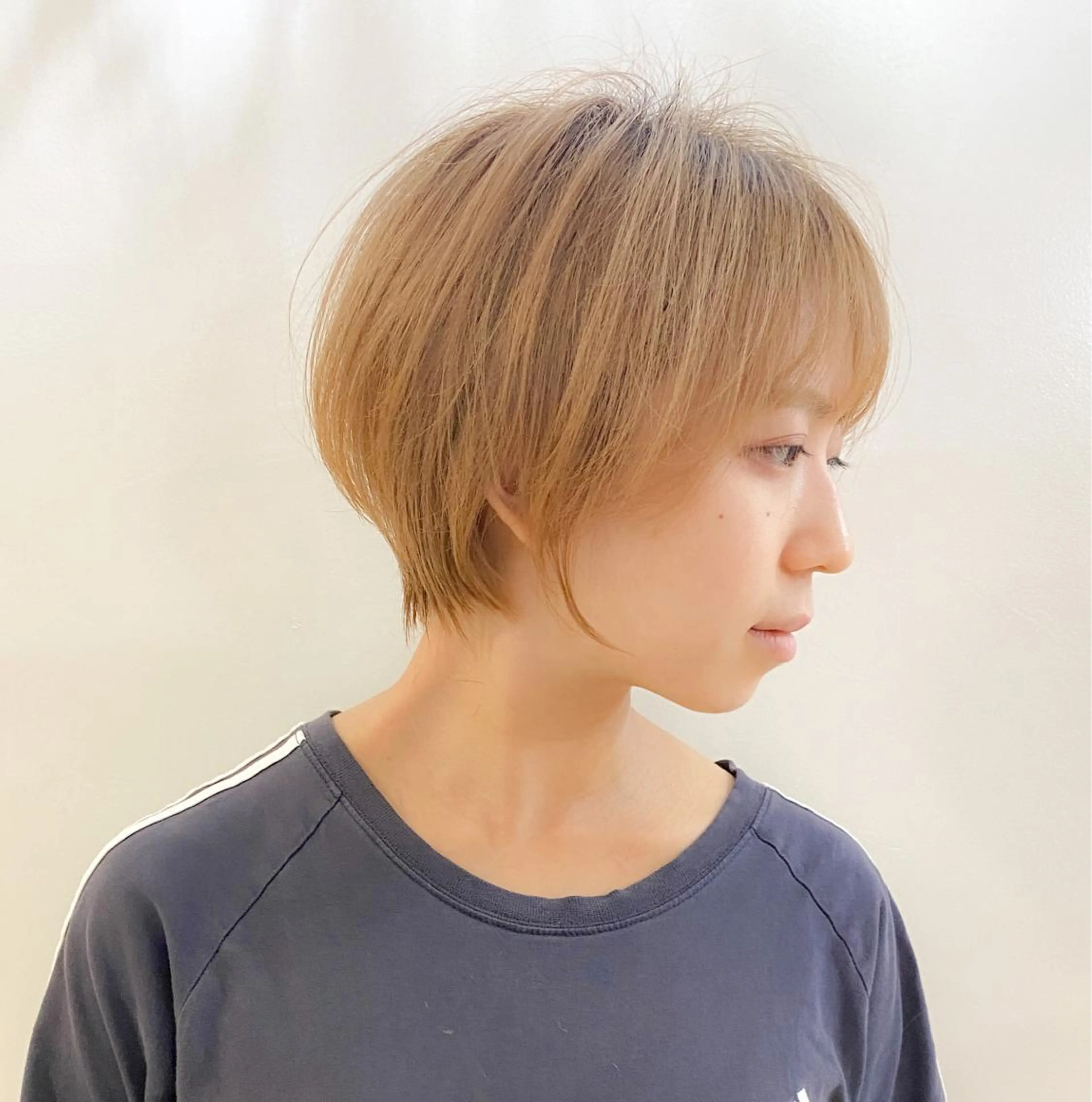 ショート カット 藤田 遼のヘアスタイル