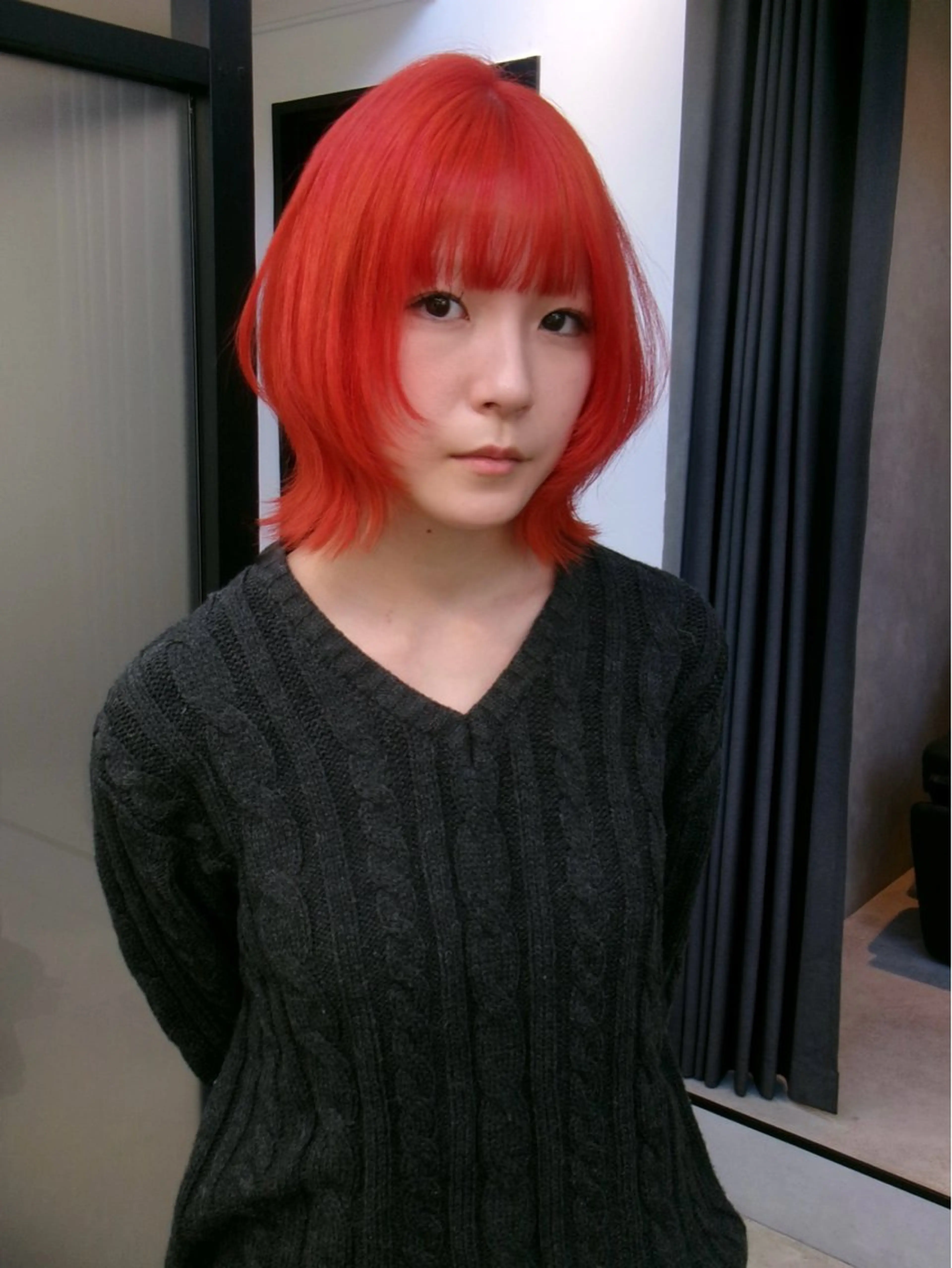 ショート カット ヘアカラー トリートメント MIMI🌻໋᳝݊ 個性派カラー⑅ ⸝꙳のヘアスタイル