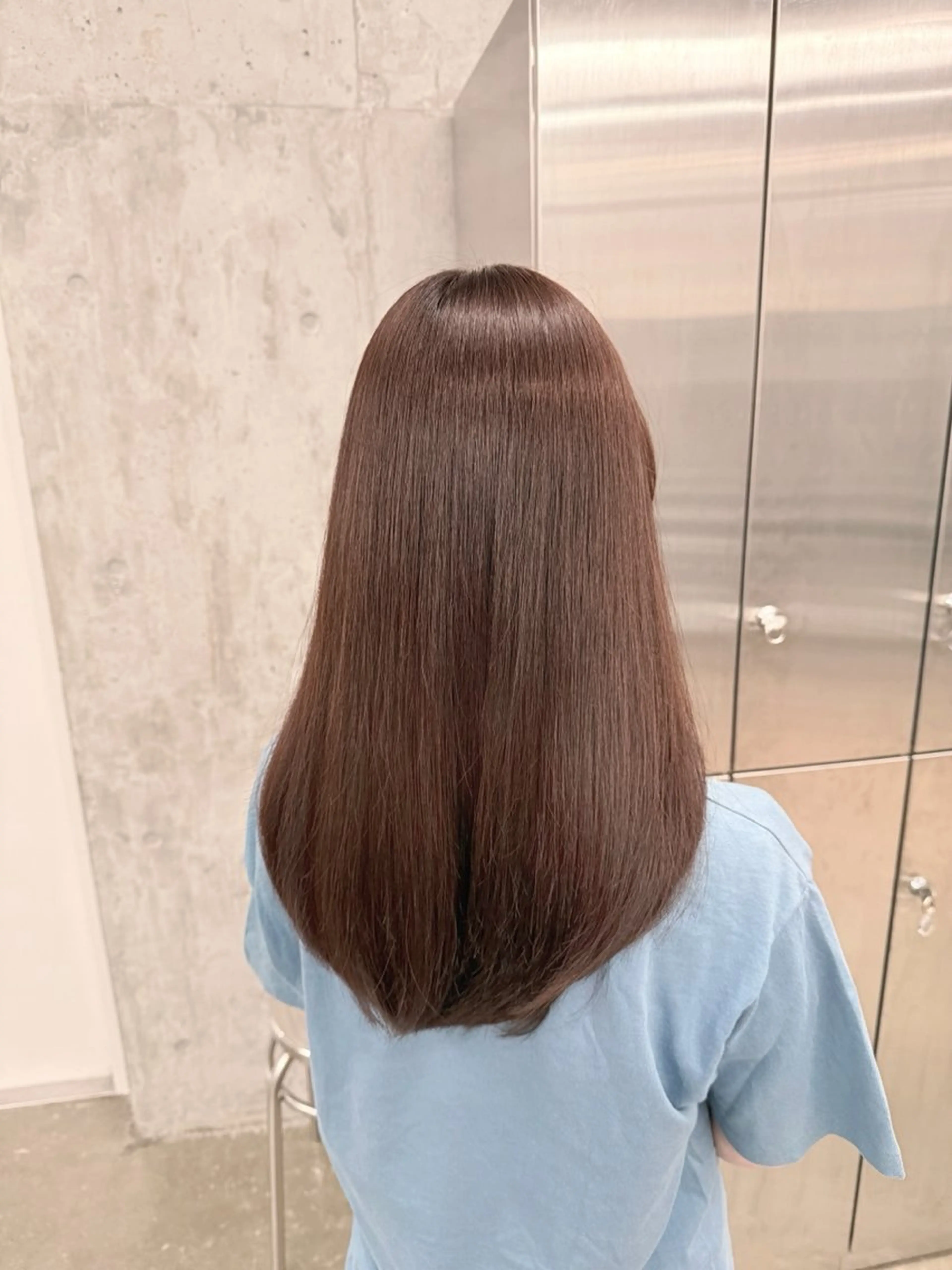 ミディアム カラー ブラウンカラー チョコレートブラウン カット ヘアカラー トリートメント 高橋大樹/グレージュ 透明感/髪質改善のヘアスタイル