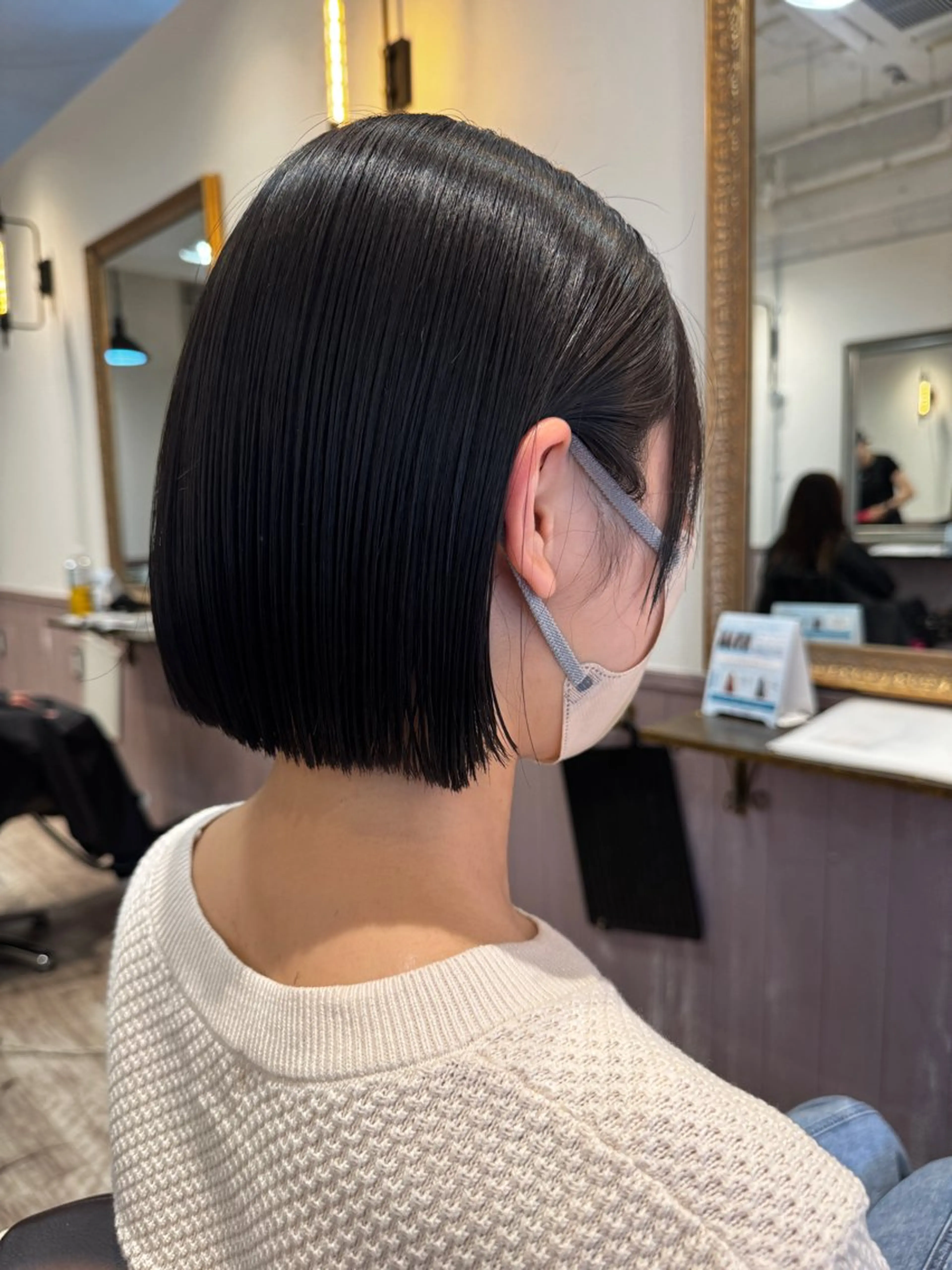 ミディアム カラー パーマ 矢場町/ダブルカラー /レイヤー/アリサのヘアスタイル