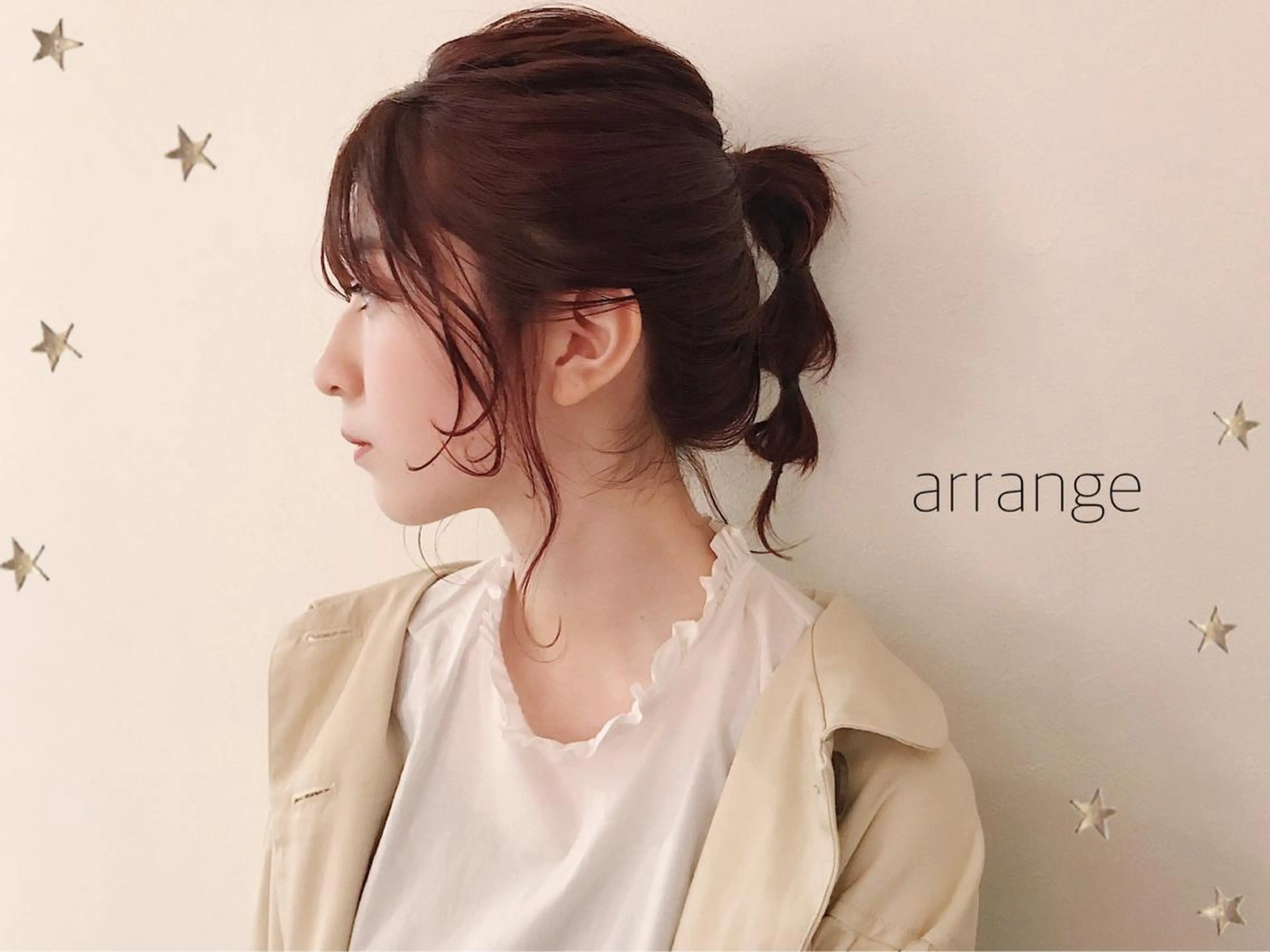 ミディアム カラー ヘアアレンジ カット ヘアカラー salon AKIRA所属・市川 千夏のヘアスタイル