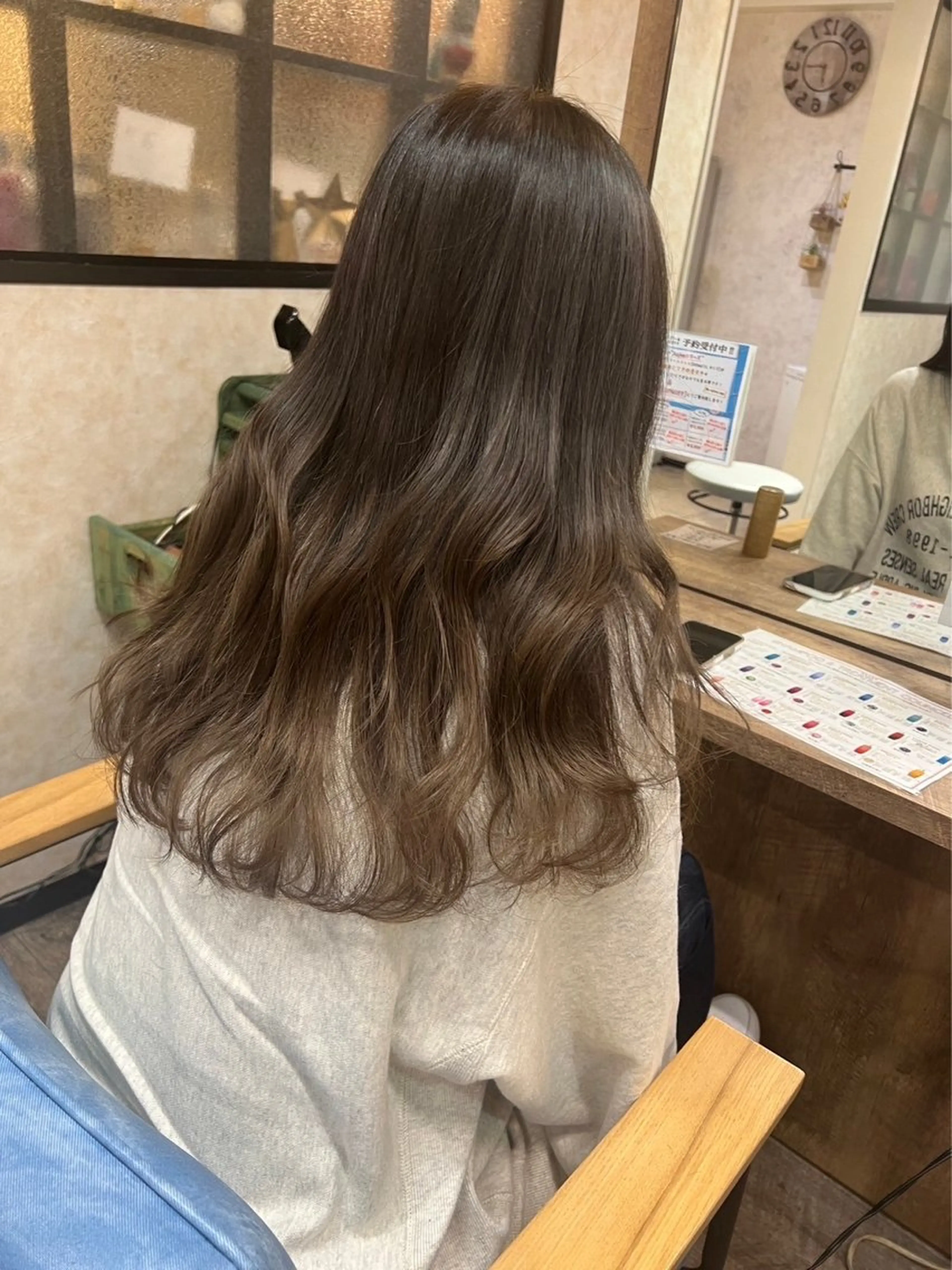 ロング カラー 田中 元規のヘアスタイル