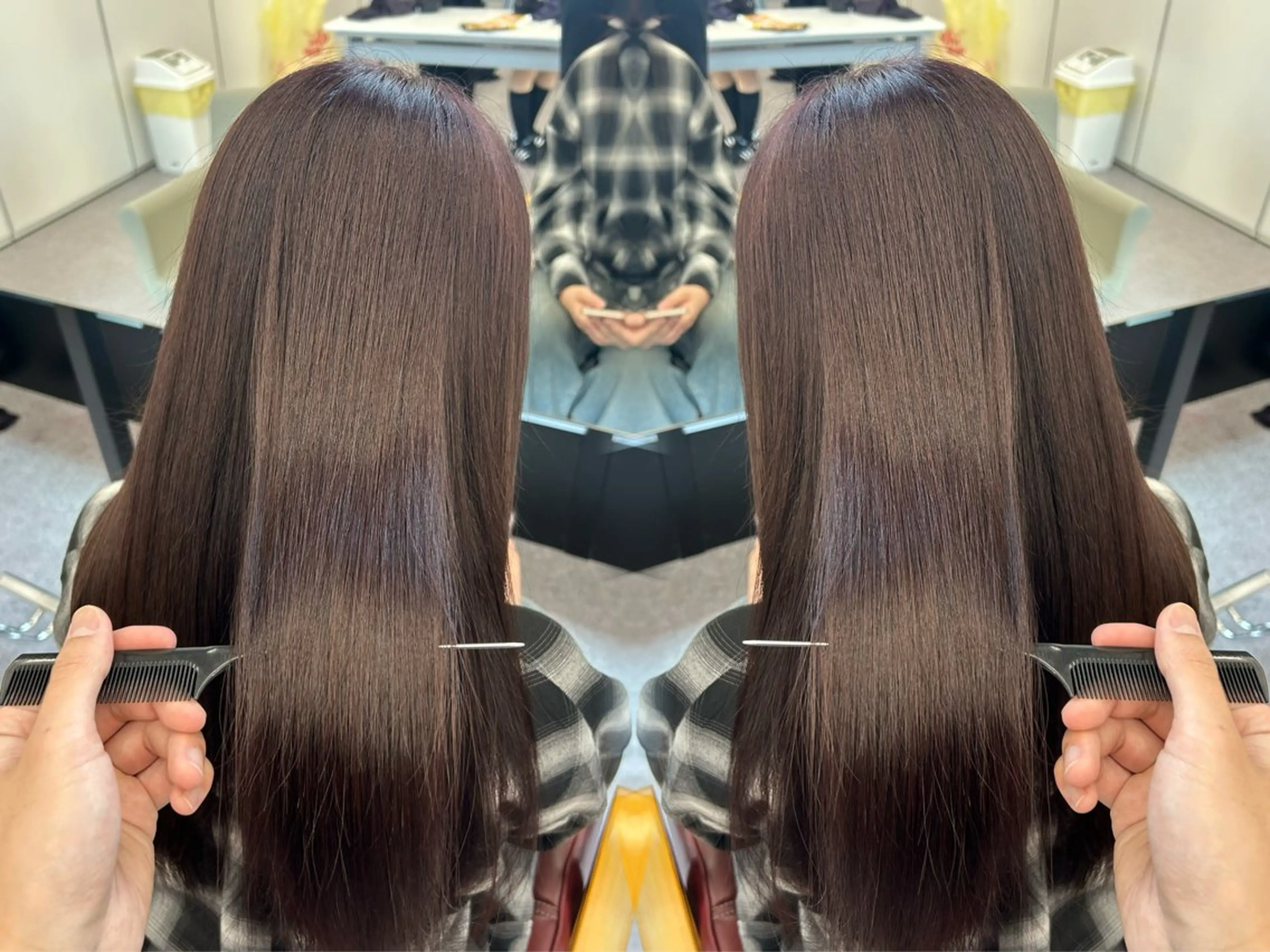 ロング カラー ヘアカラー トリートメント 透明感カラー×ケア ブリーチTakeruのヘアスタイル