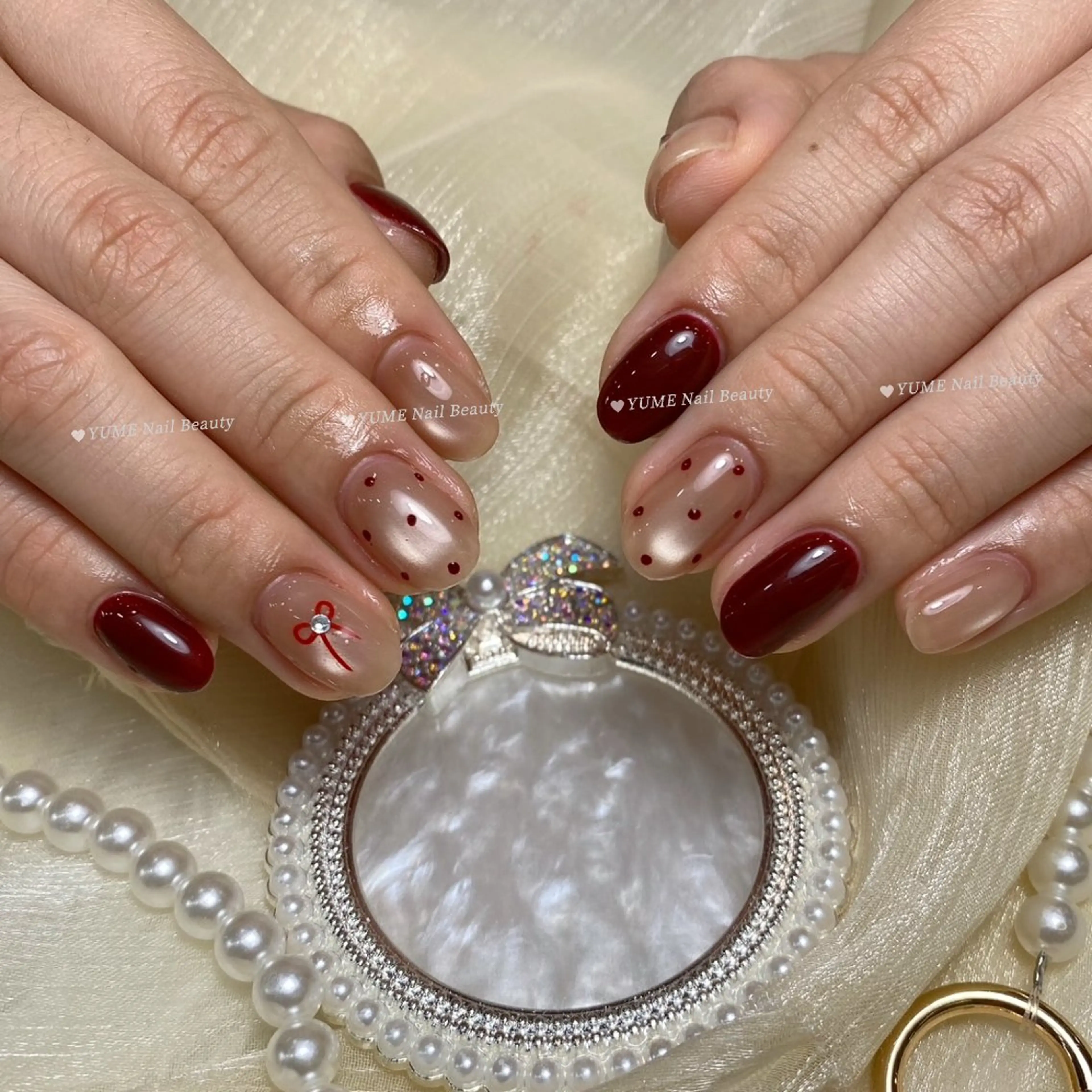 ミディアム YUME Nail Beautyのネイルデザイン