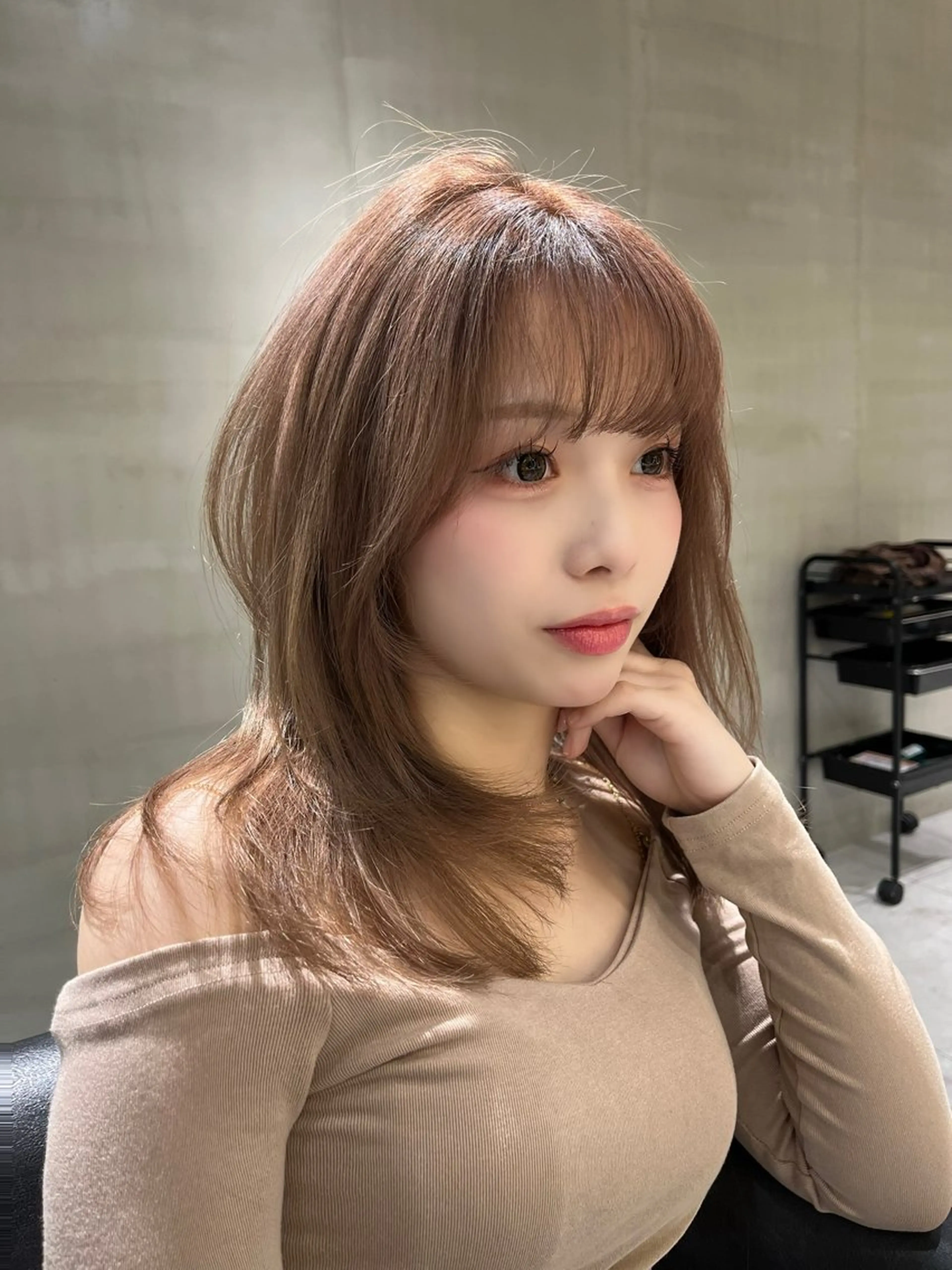 ミディアム カット ショート/レイヤー 髪質改善/加納のヘアスタイル