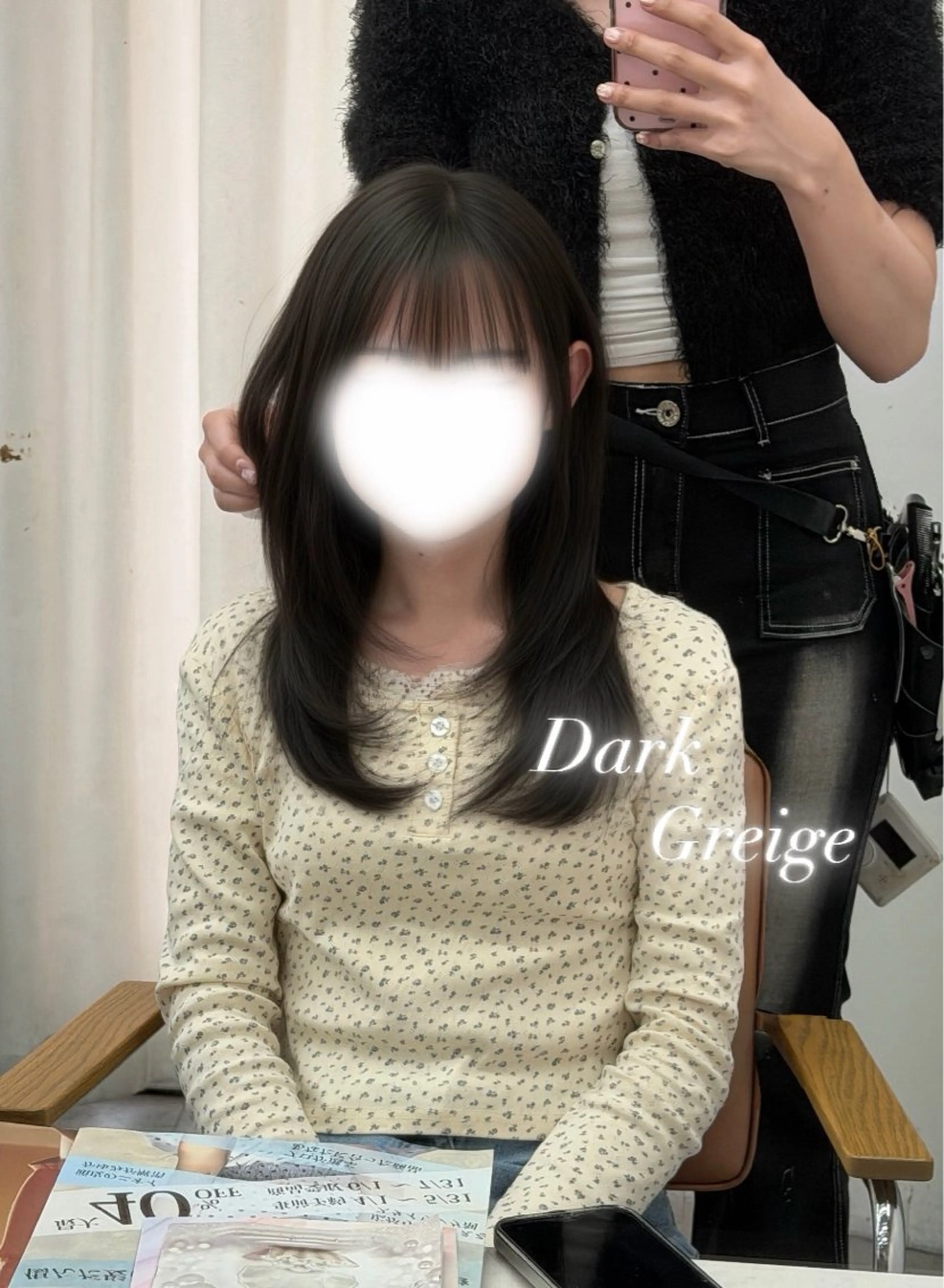 ロング カラー ヘアカラー 韓国系艶髪🎀 miyuuのヘアスタイル