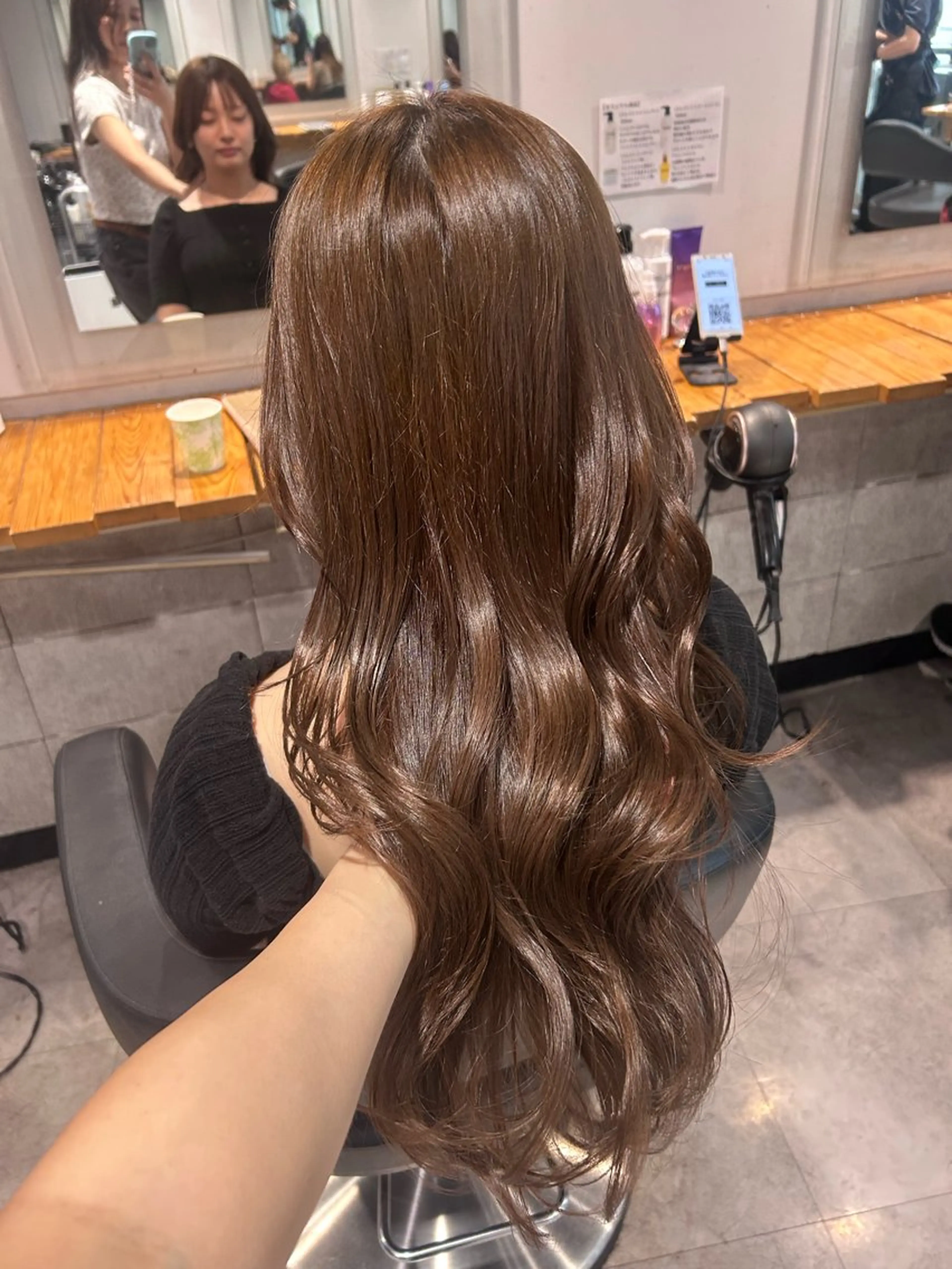 ロング ヘアカラー トリートメント ヘッドスパ レイヤーStyle 🩵菜々実のヘアスタイル