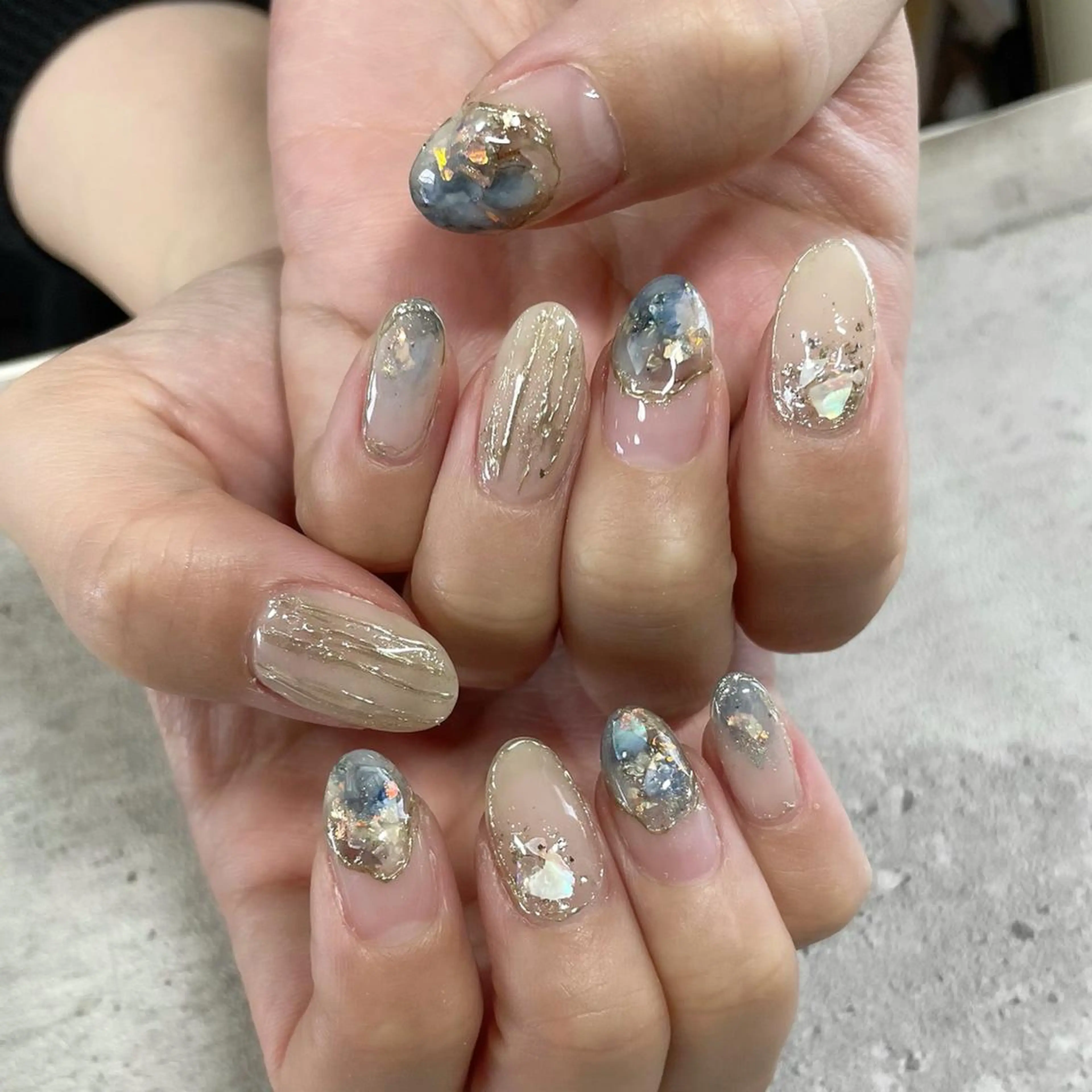 ネイル ジェルネイル 東 千夏のネイルデザイン