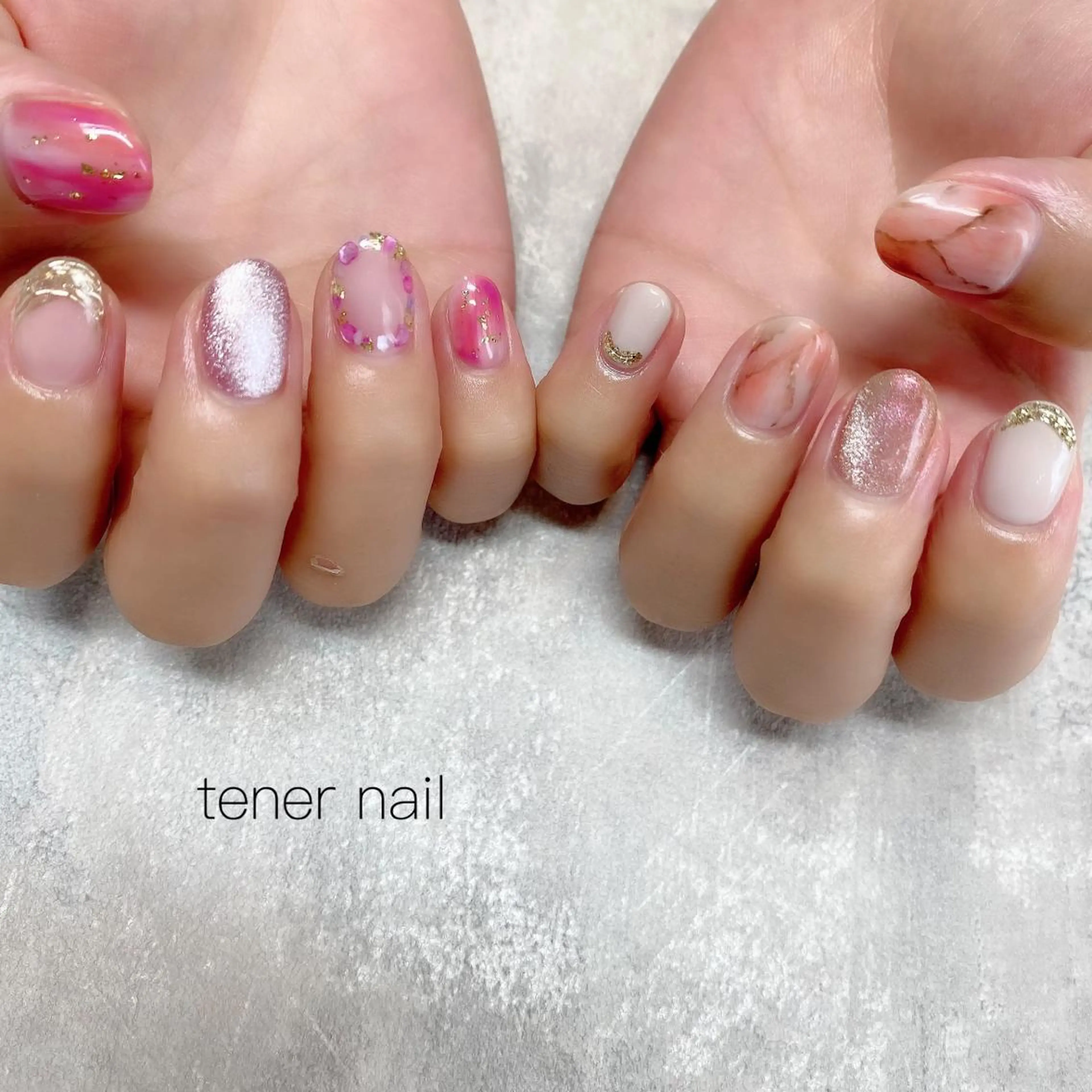 ネイル ピンク テネルネイル tener nailのネイルデザイン