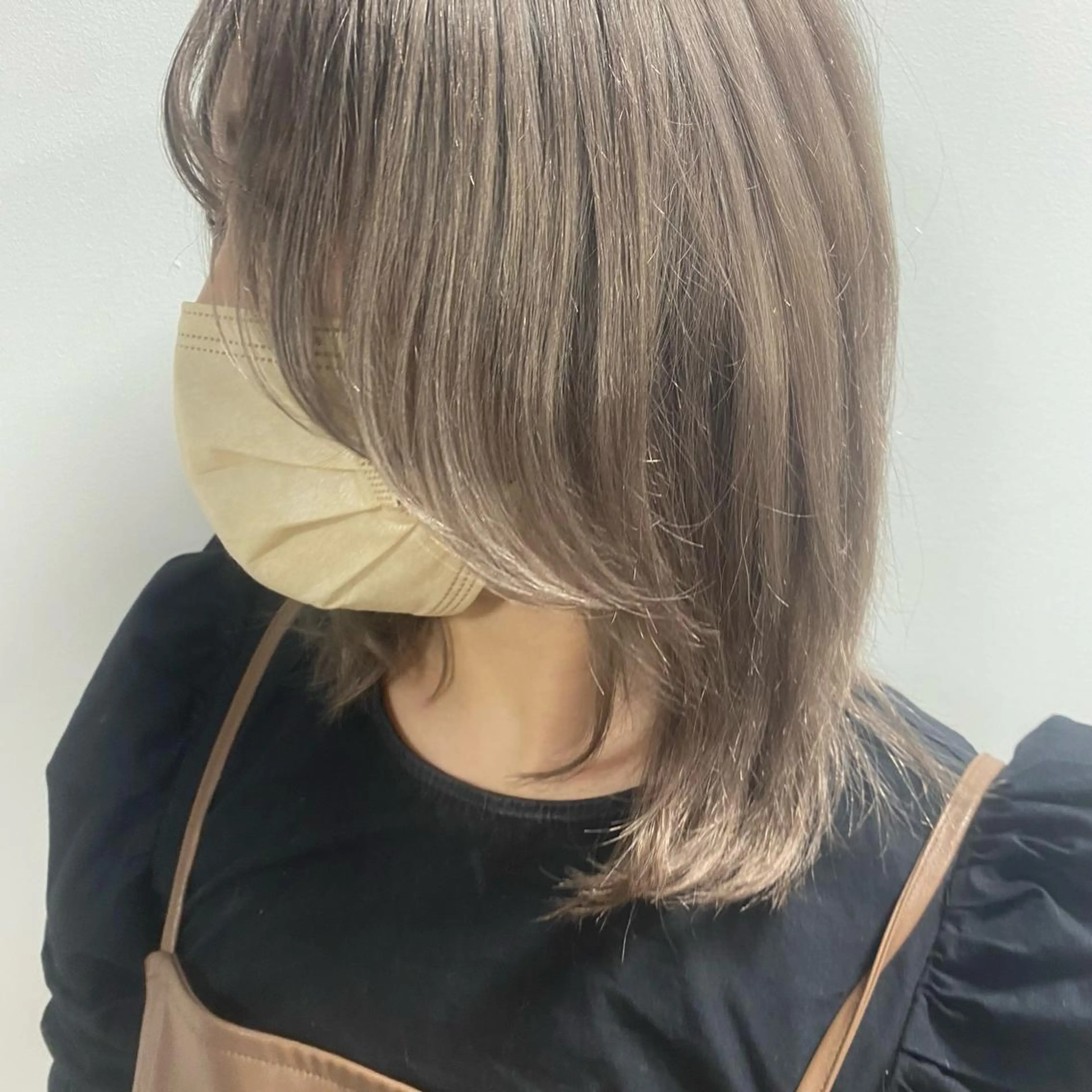 ミディアム 髪質改善 髪質改善カラーゆうひのヘアスタイル