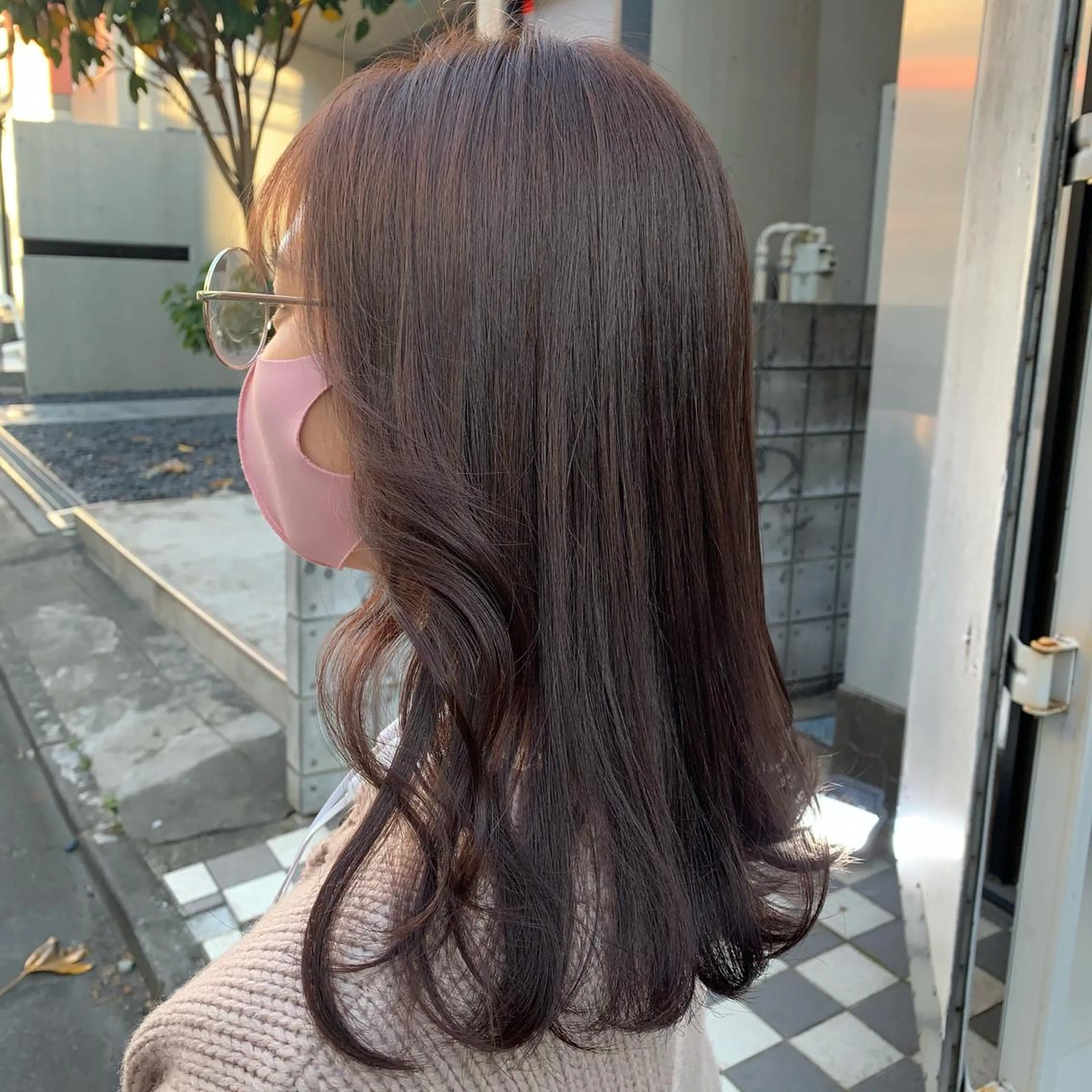 セミロング カラー カット ヘアカラー トリートメント 赤みゼロ/透明感 カラー🌿KANTAのヘアスタイル