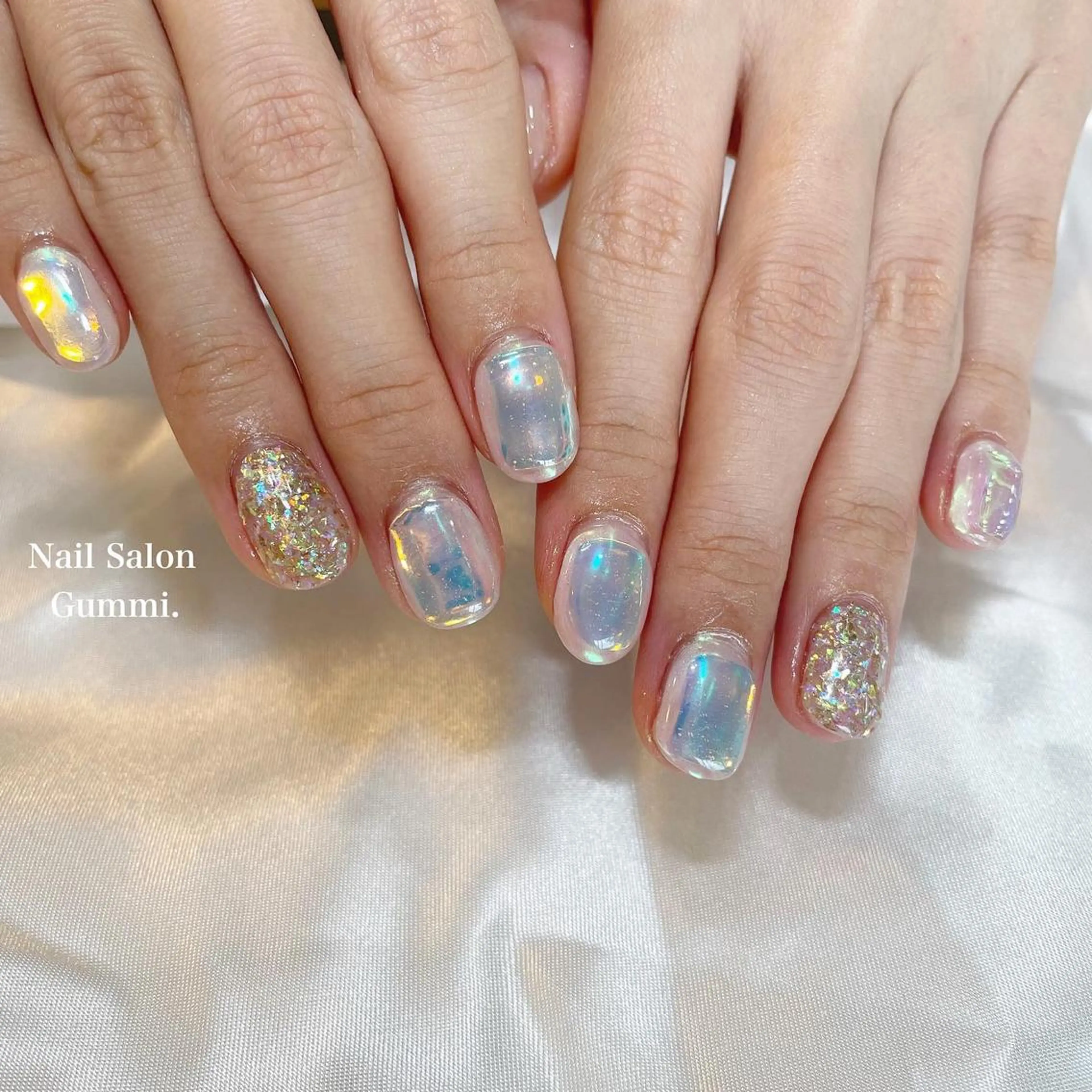 ネイル 氷ネイル・うるうるネイル Nail Salon Gummi.のネイルデザイン