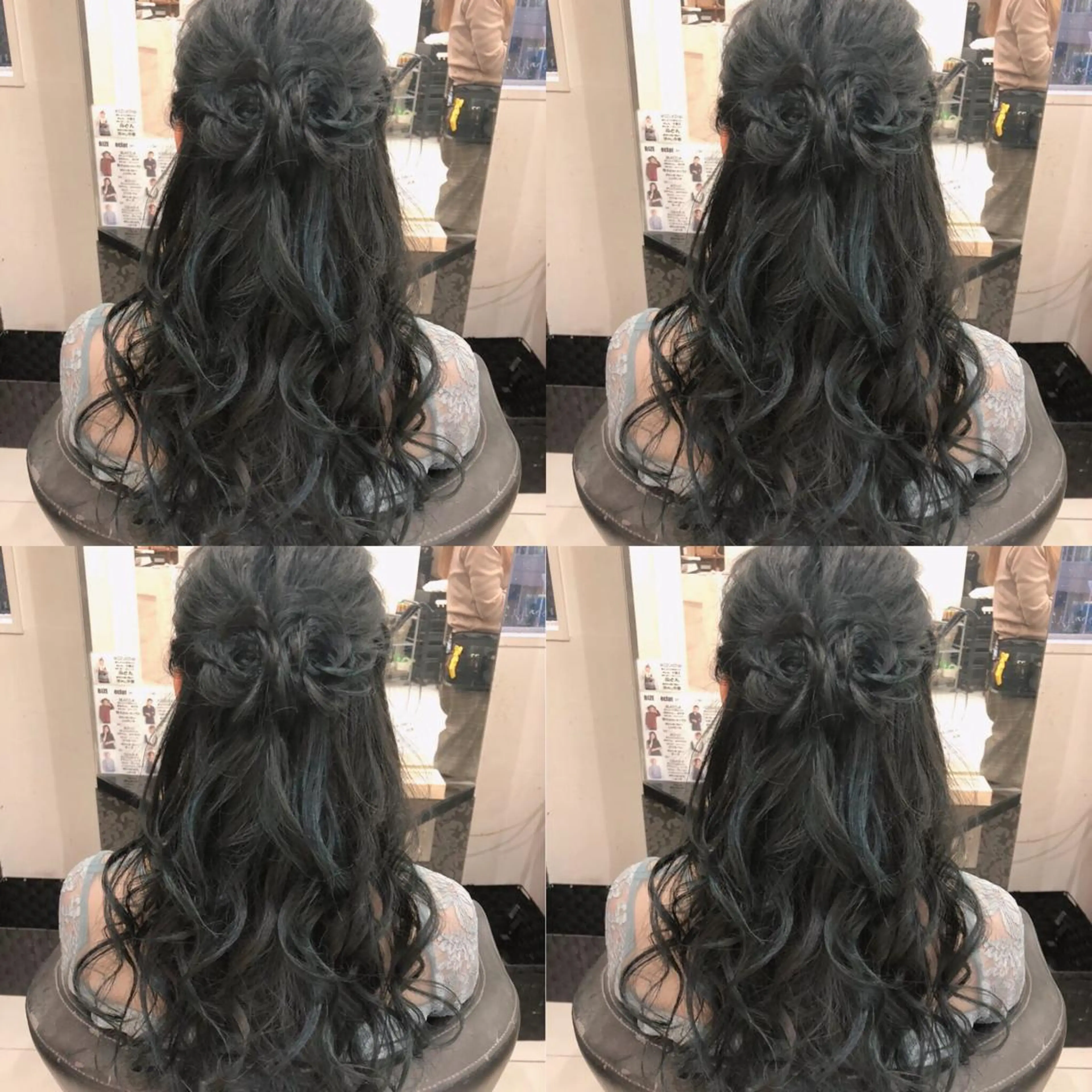 ロング ヘアアレンジ ハーフアップ ヘアセット 🌷MAYU 🌷のヘアスタイル