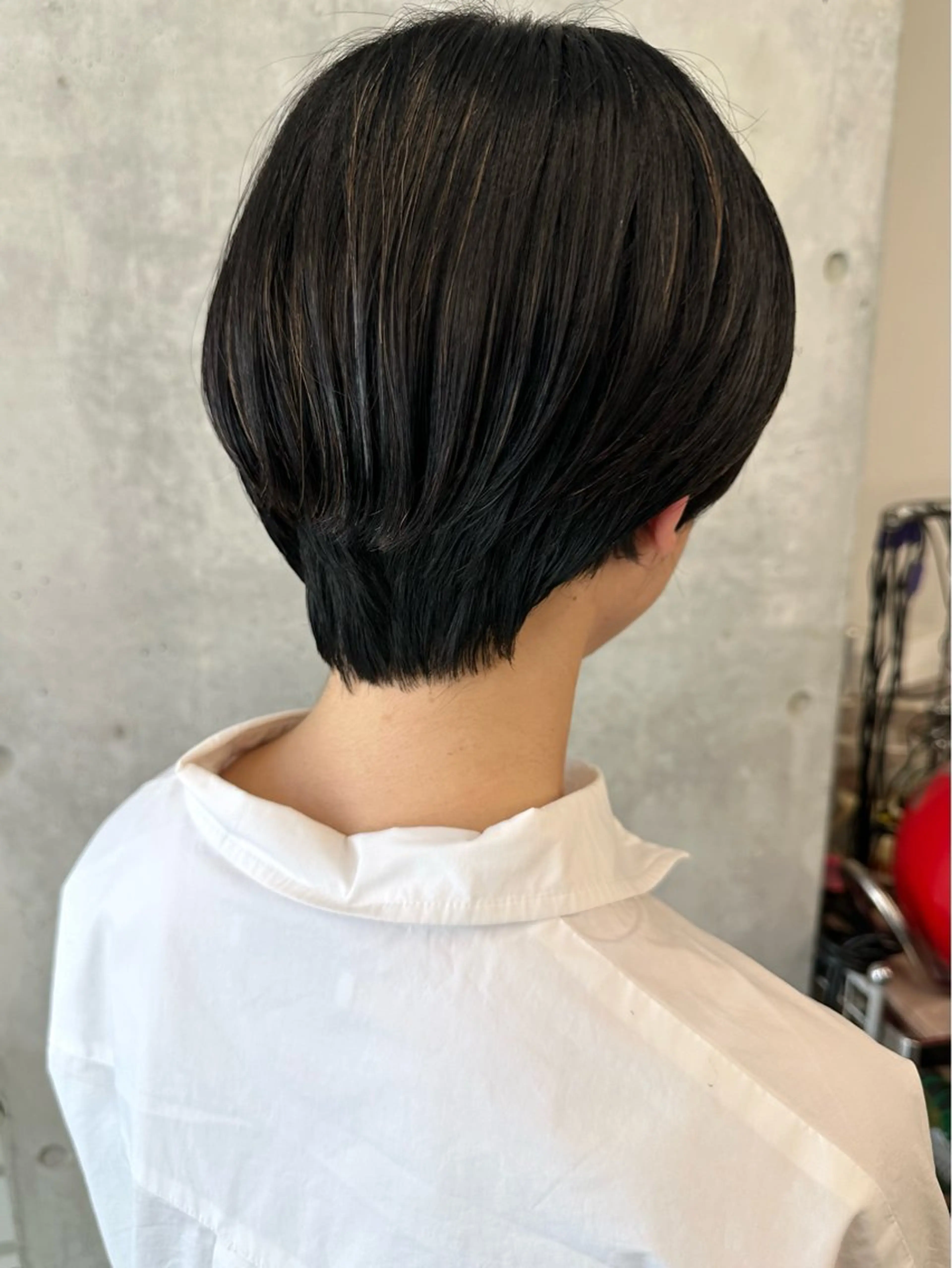 ショート カット ヘッドスパ ボブ/ゆるふわ ボブパーマ/とういのヘアスタイル