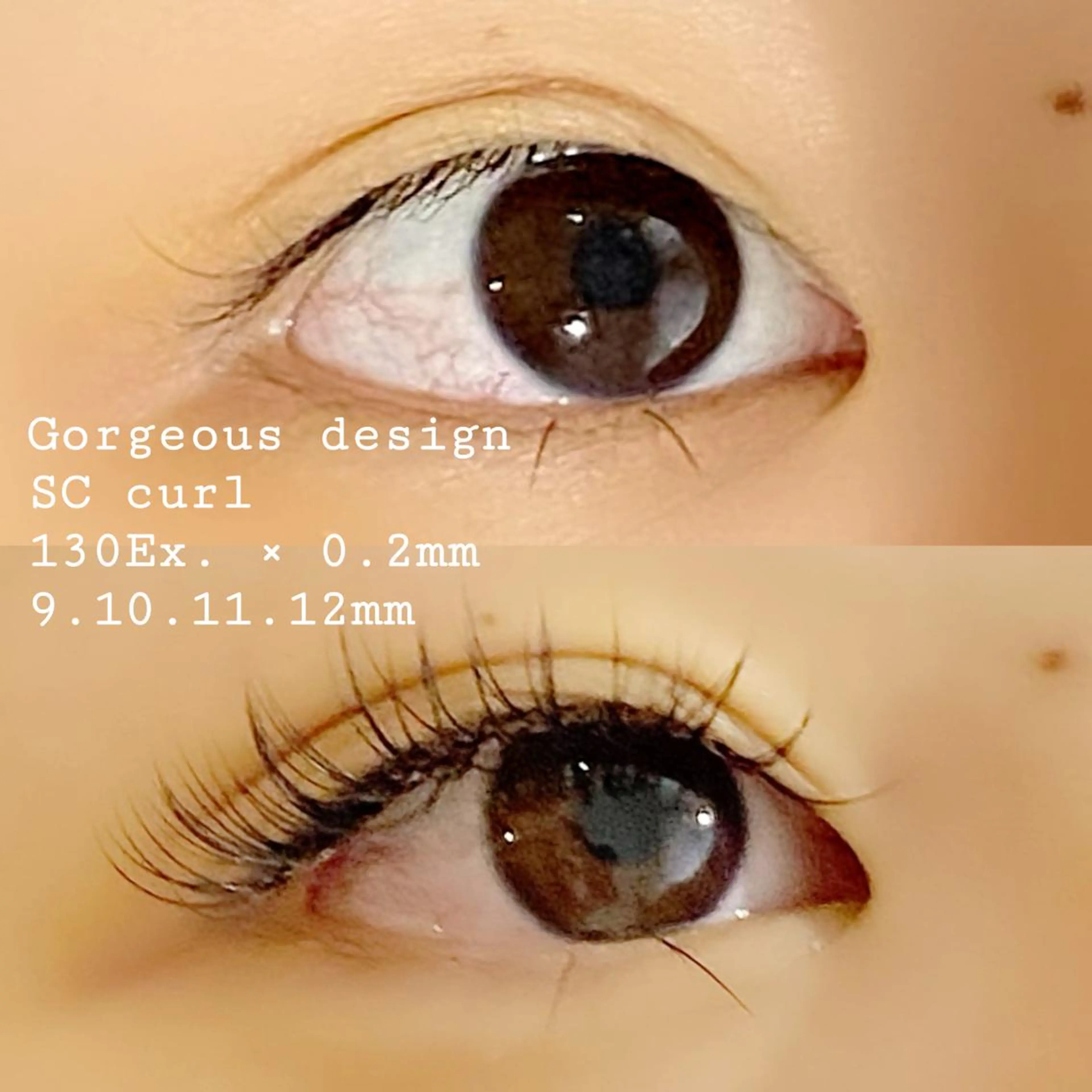 マツエク・マツパ mimośa. EyeDesignのマツエク・マツパデザイン