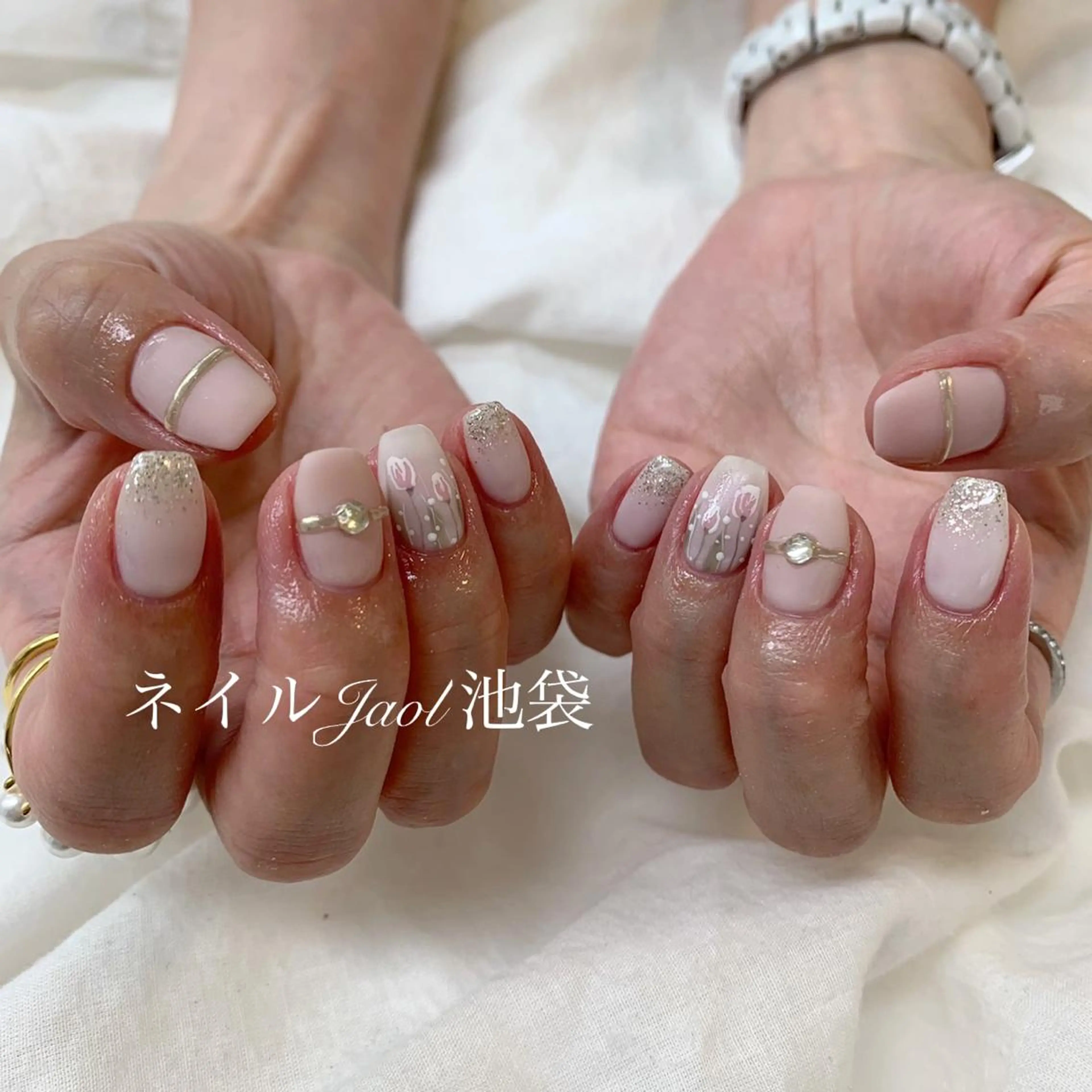 ショート ネイルJaol 池袋のネイルデザイン