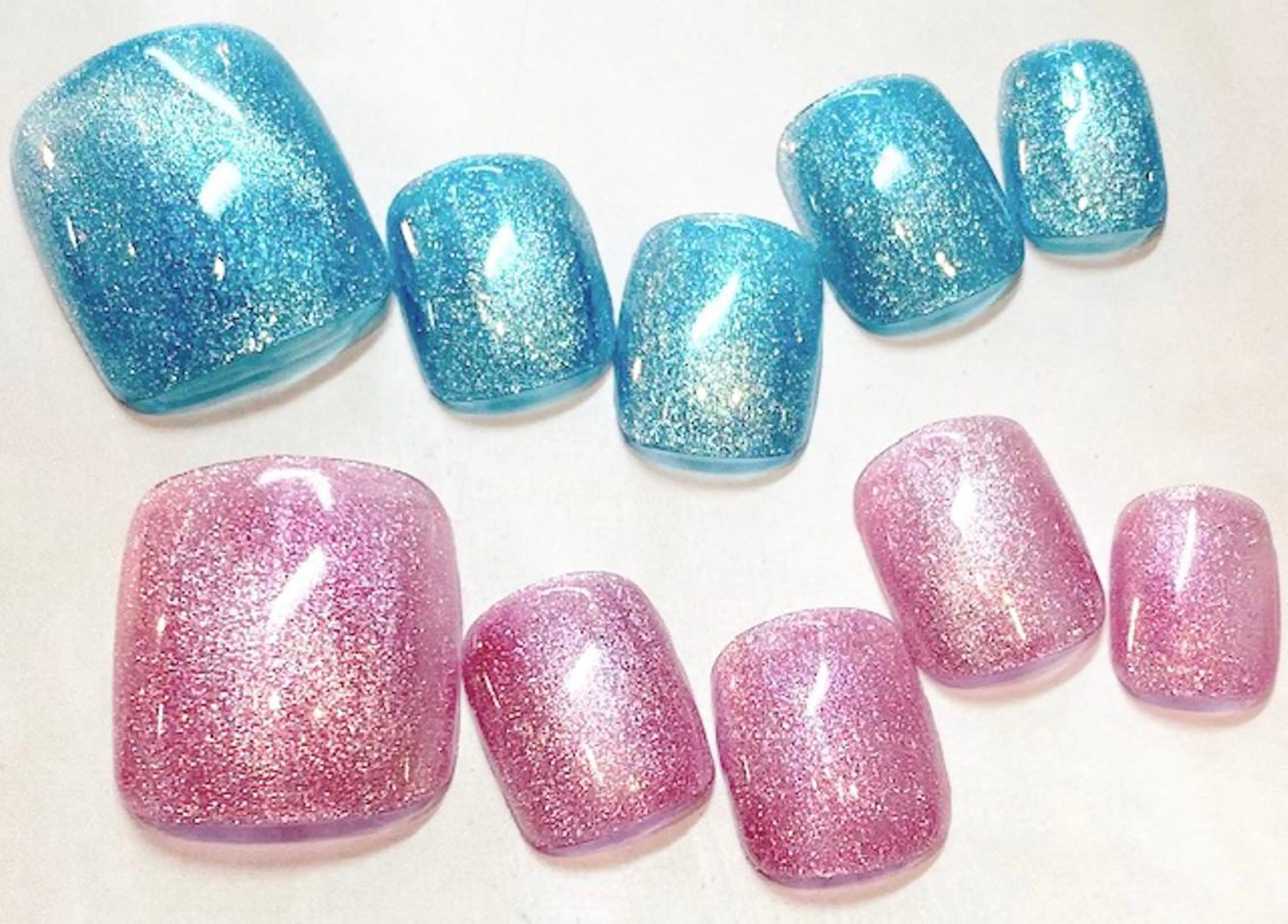 【オフ無料】予約殺到!フットマグネットネイル¥7150の写真