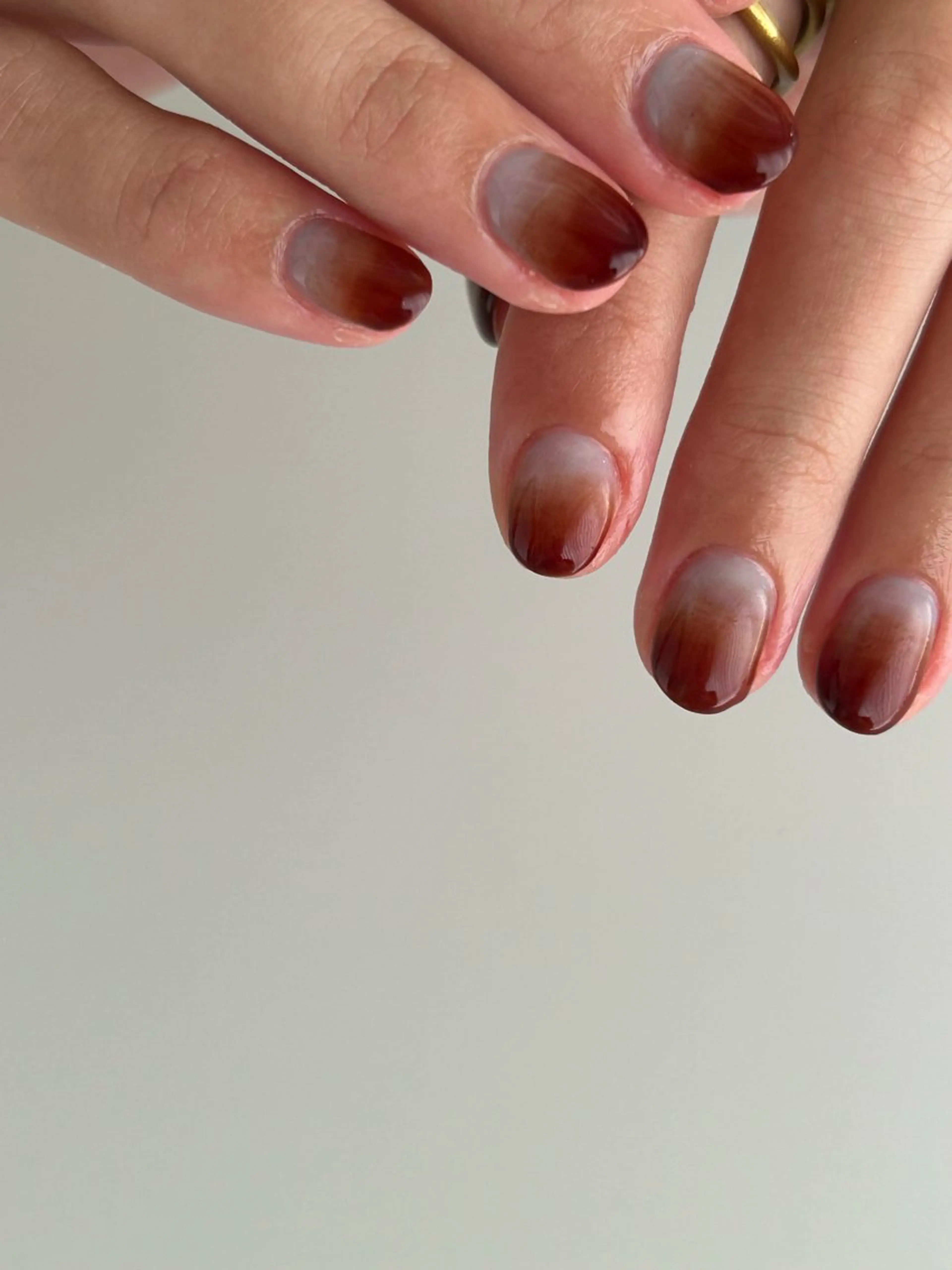 ネイル ブラウン yoi_ hokazeのネイルデザイン