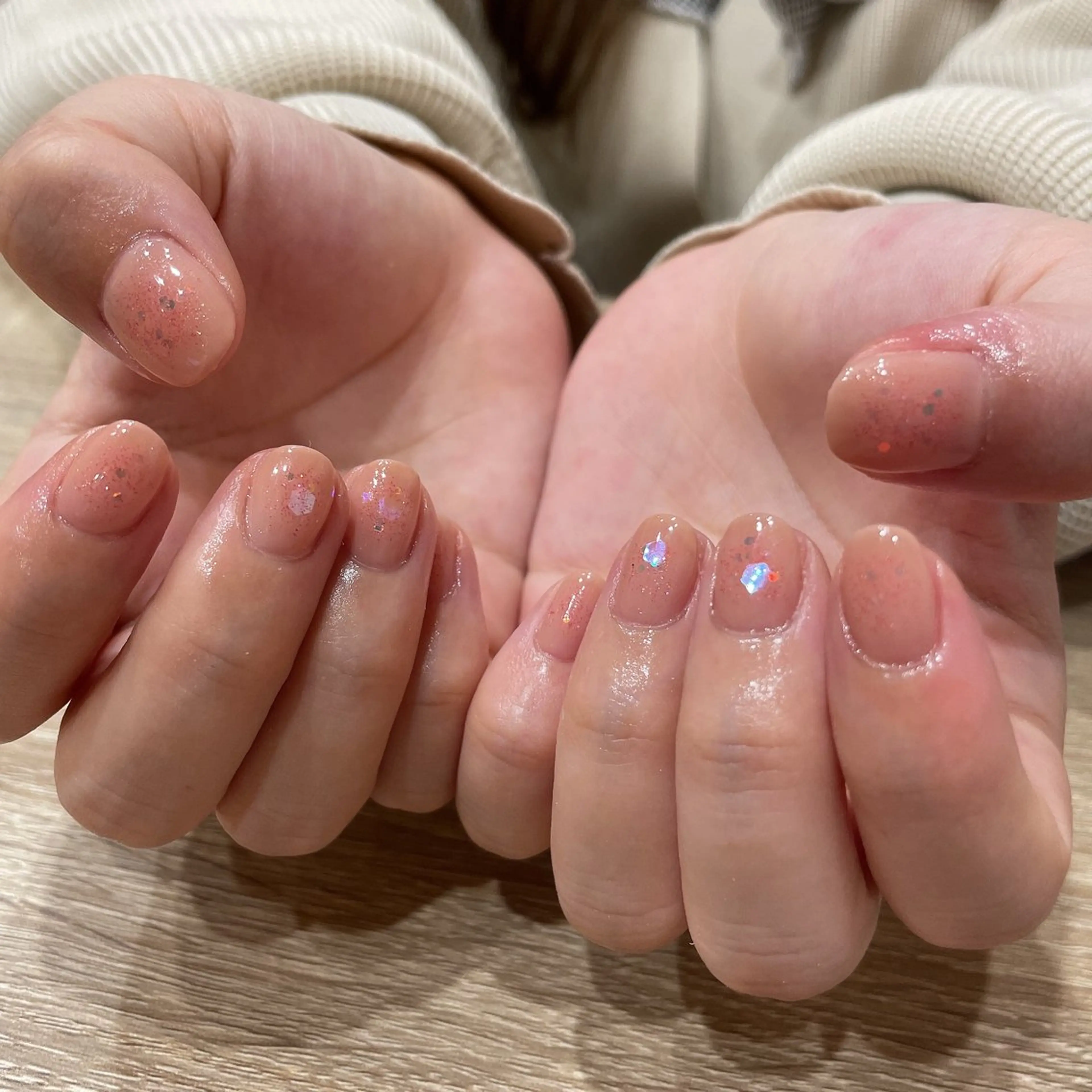 ネイル ラメ(グリッター) ハンドネイル liberté所属・liberté🫧 新小岩のネイルデザイン