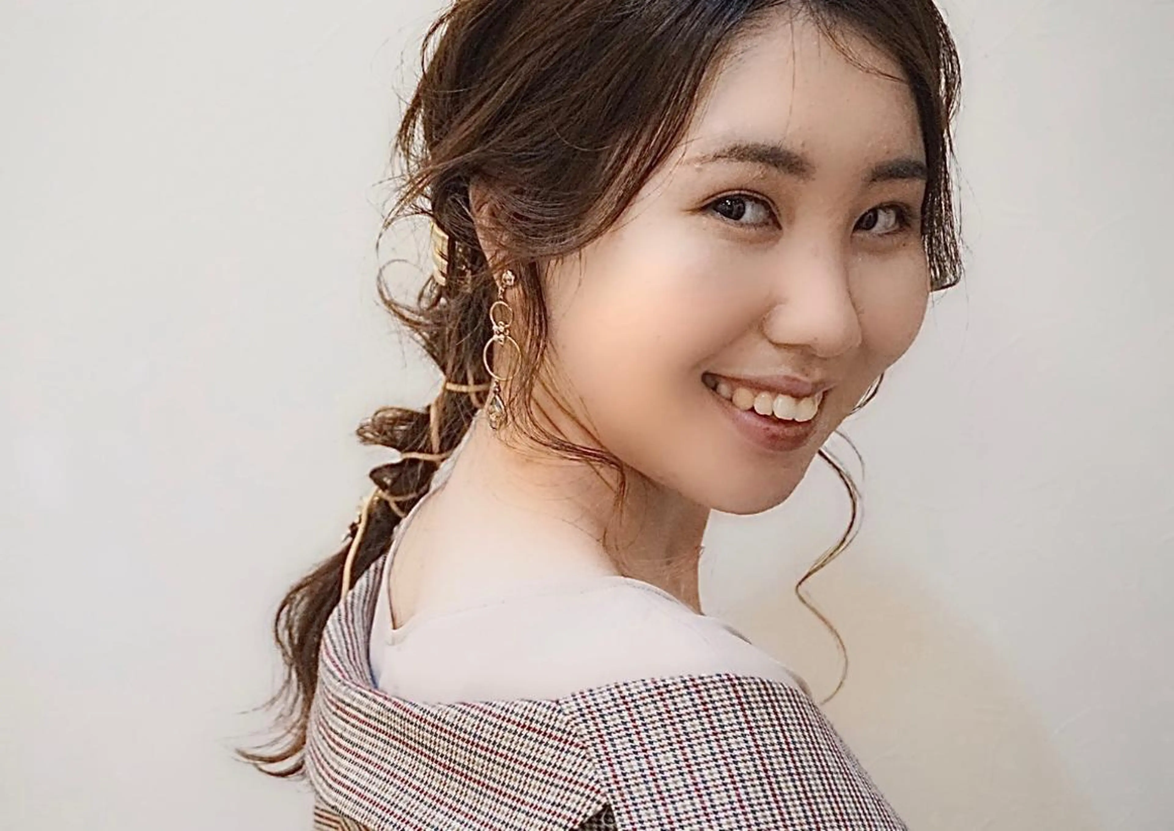 ロング カラー ヘアアレンジ SHANTi 飯塚 ヘアセット/髪質改善のヘアスタイル