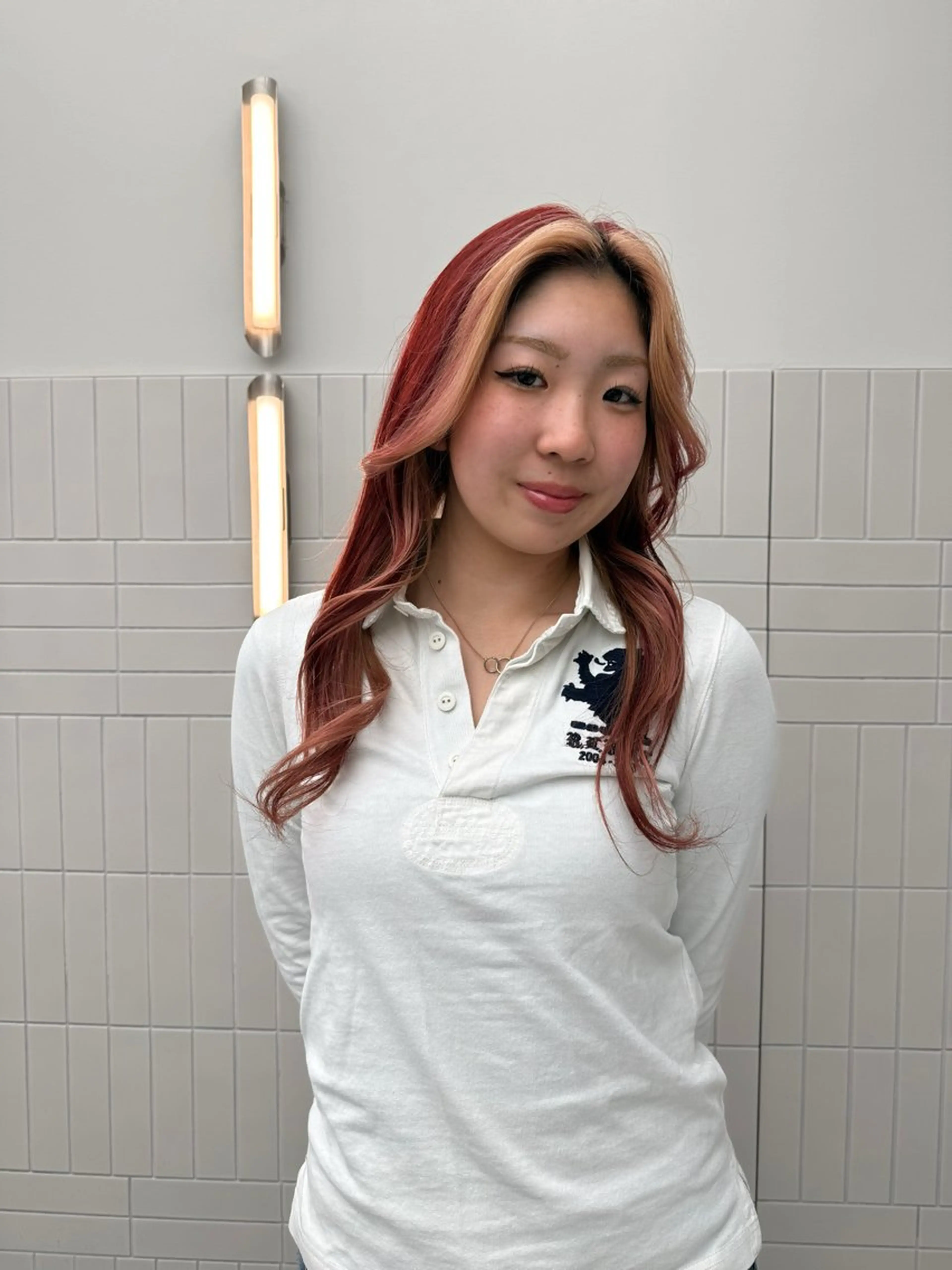 ロング カラー ミストバング ブロンド  フェイスフレーミング ヘアカラー BAROQUE ❤️FUKA❤️のヘアスタイル