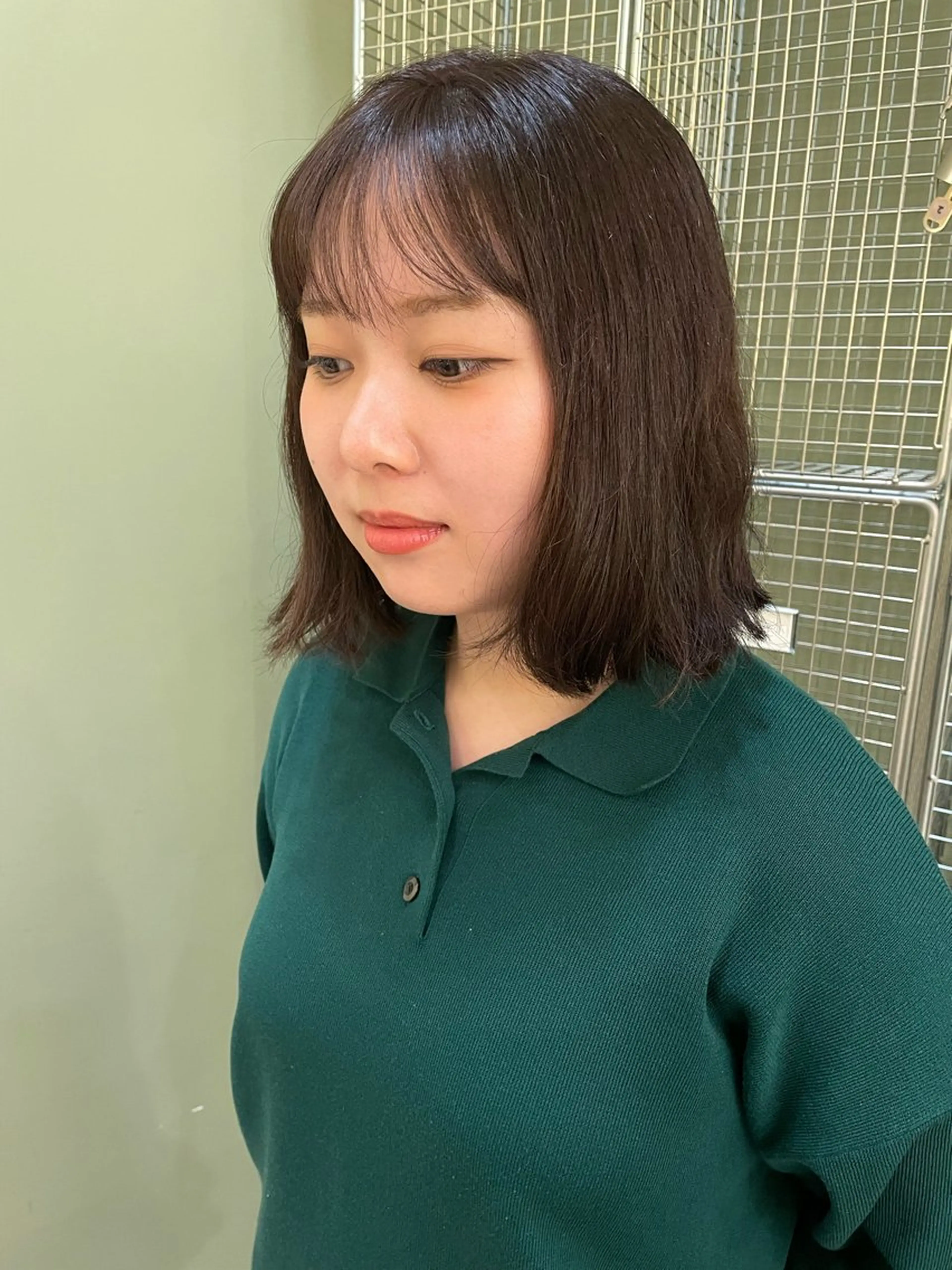 ショート カラー ブラウンカラー ショコラブラウン 中井 菜々香のヘアスタイル