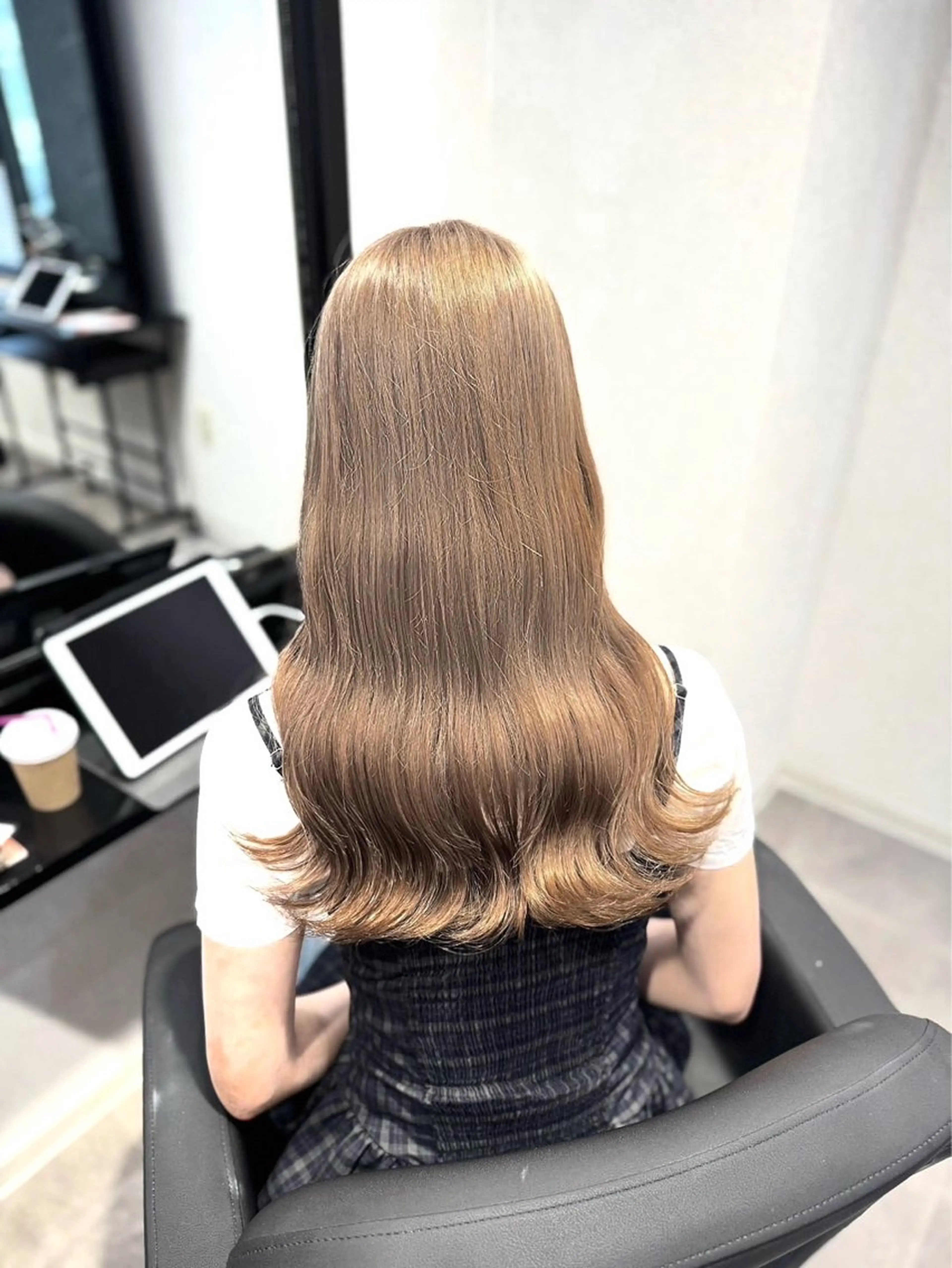 セミロング カラー ai 梅田/暖色カラーのヘアスタイル