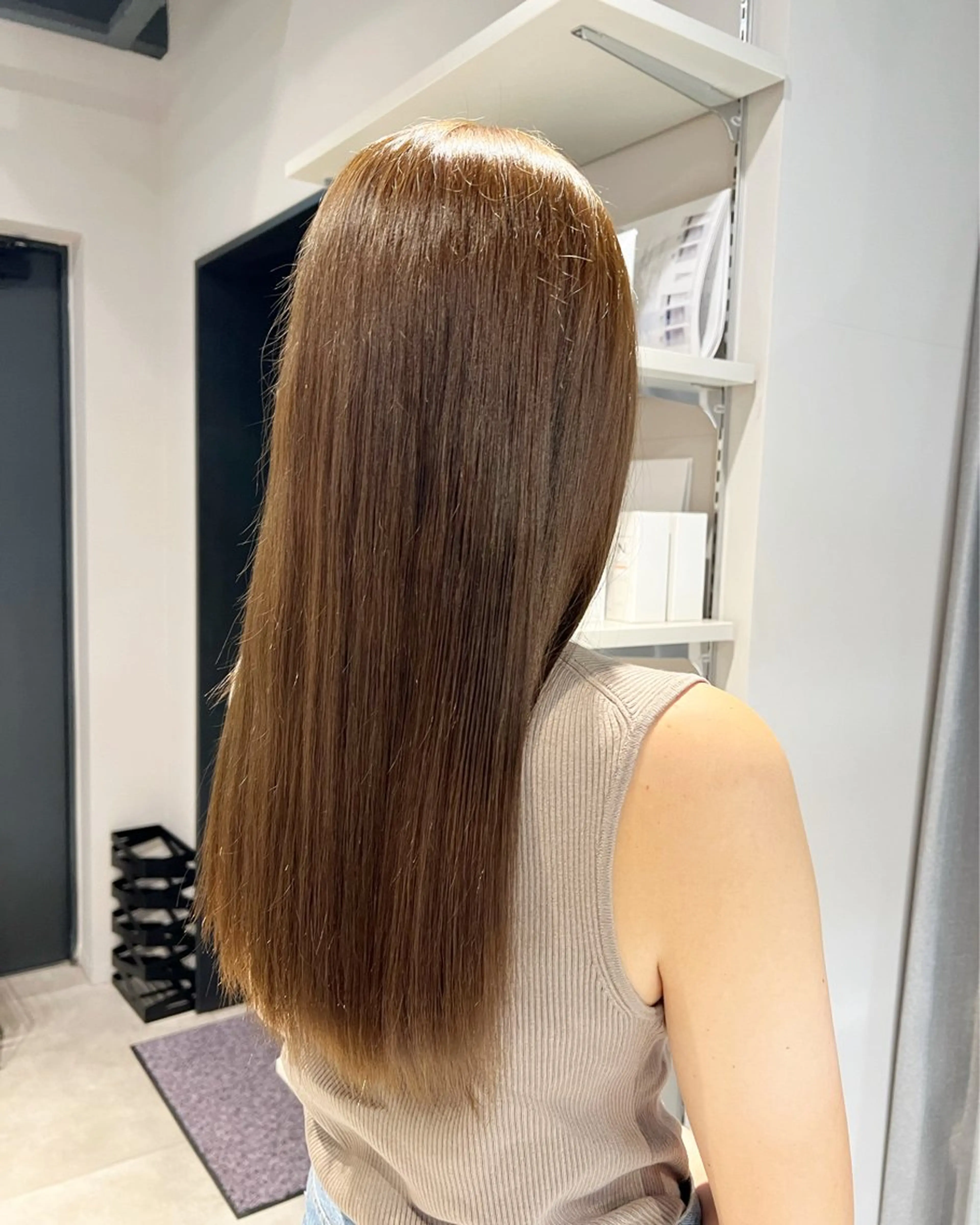 ロング カラー ベージュカラー ブリーチ ヘアカラー トリートメント ヘッドスパ ✨髪質改善矯正× ブリーチ✨YU-KIのヘアスタイル