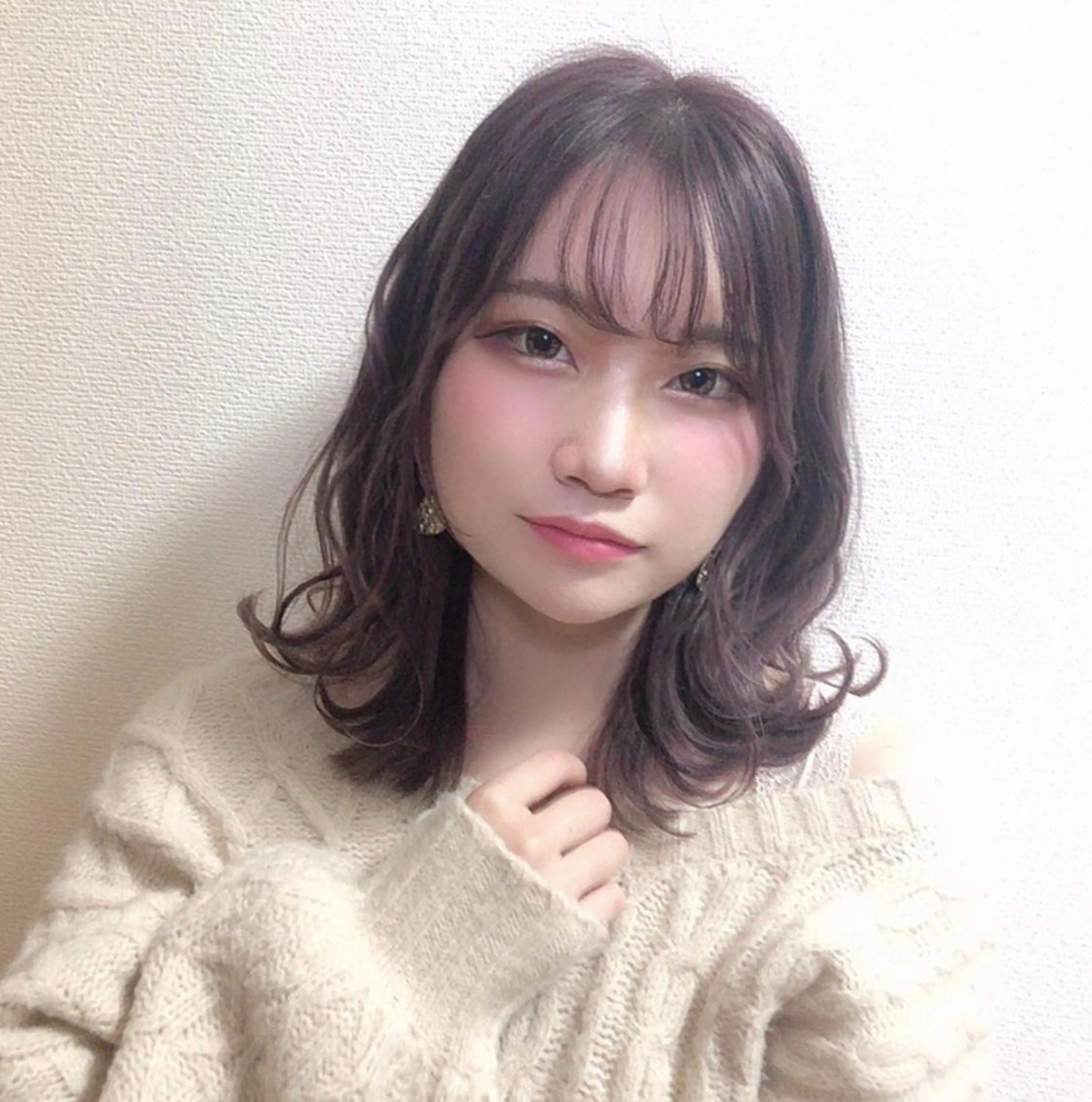 ミディアム くせ毛×ショート 上岡勇祐のヘアスタイル