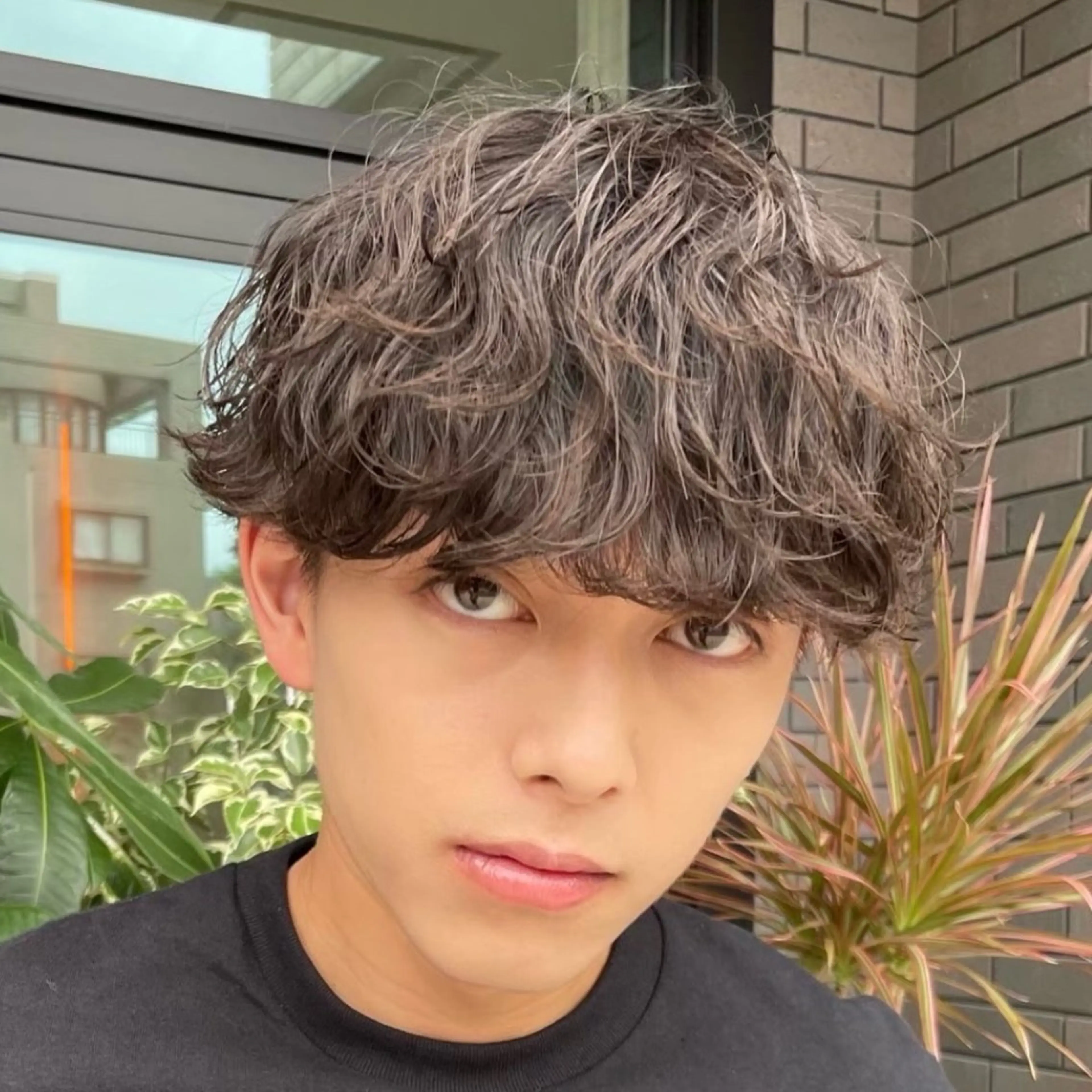 ミディアム パーマ ヘアアレンジ メンズ fifth 石川 凪のヘアスタイル