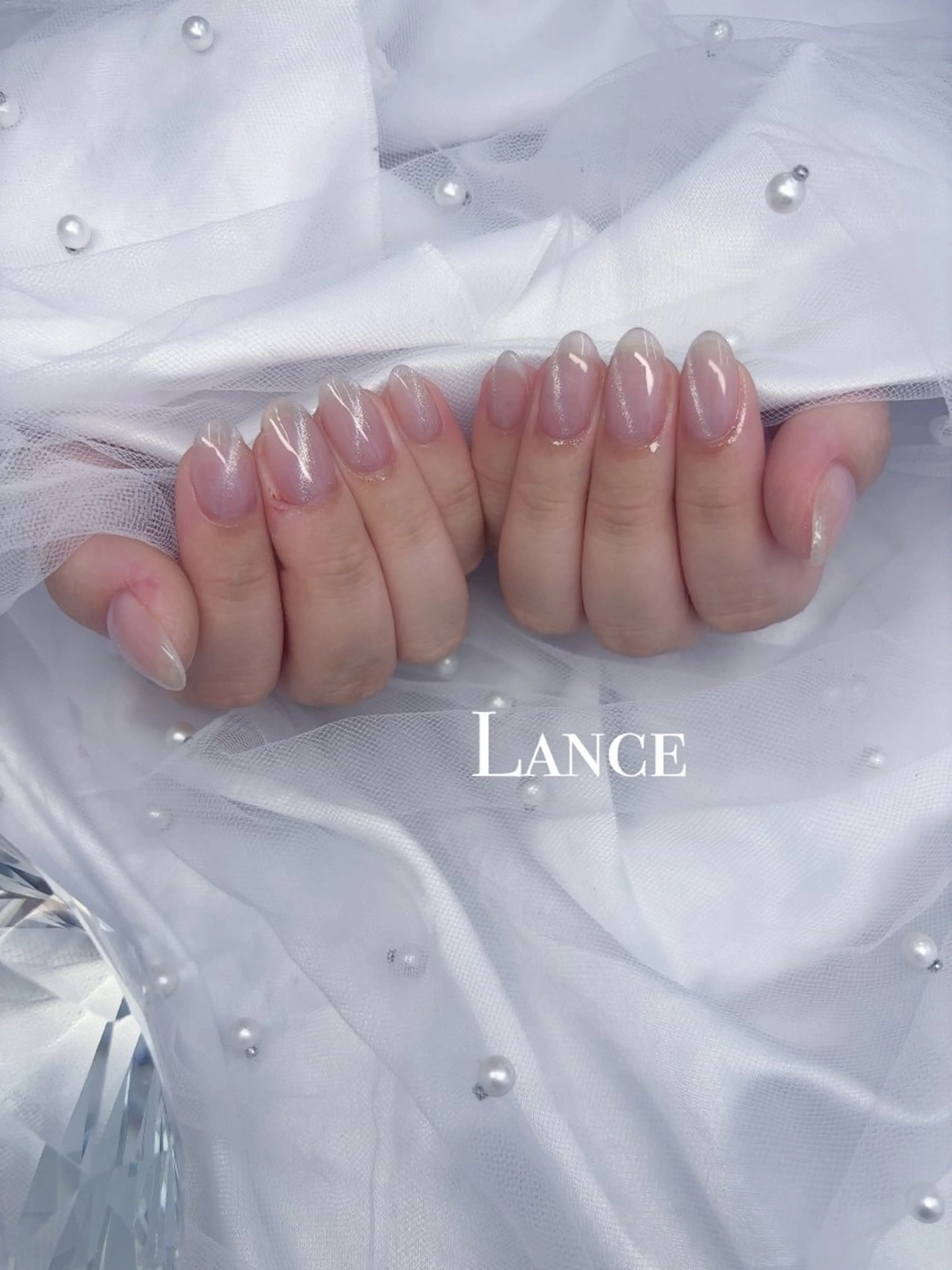 ネイル 韓国ネイル 春ネイル ワンホンネイル ハンドネイル Lance nailのネイルデザイン