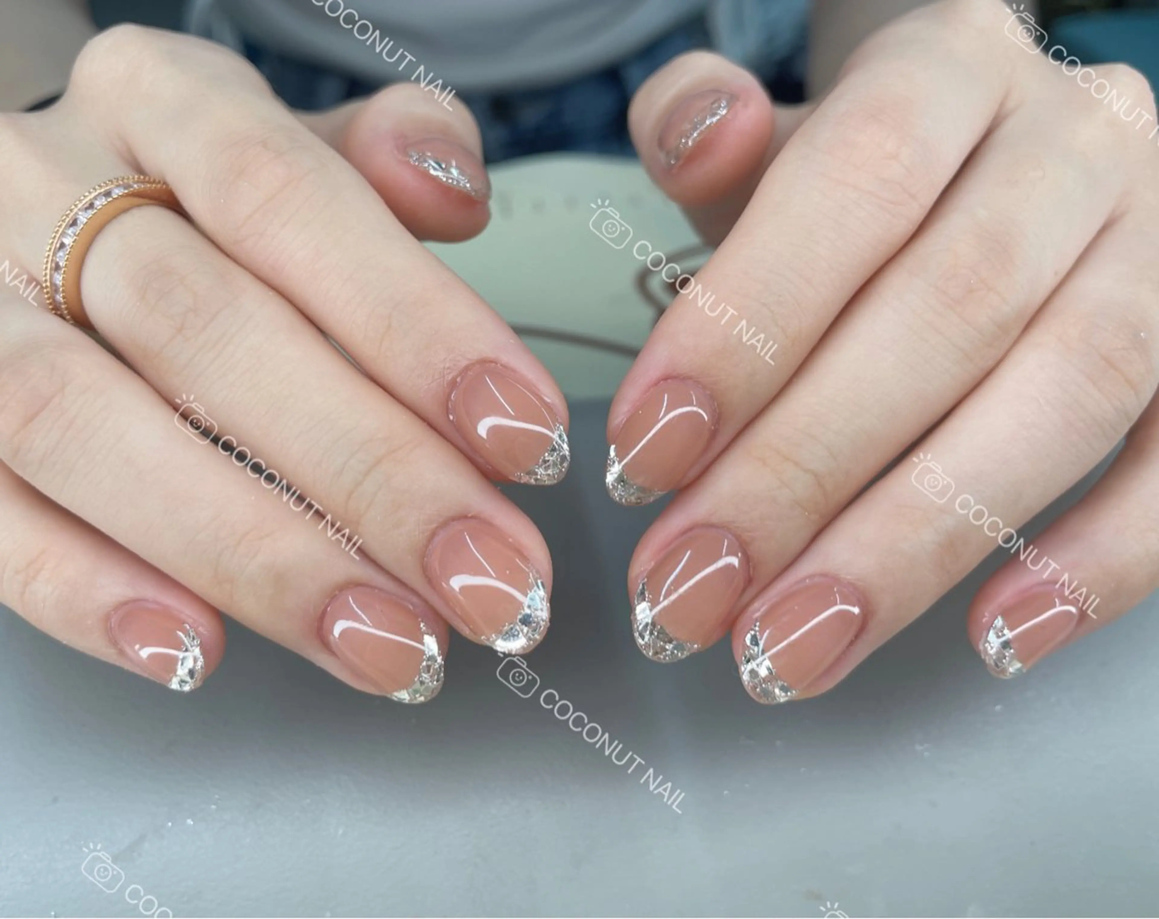 ネイル ハンドネイル 神田 ココナッツのネイルデザイン