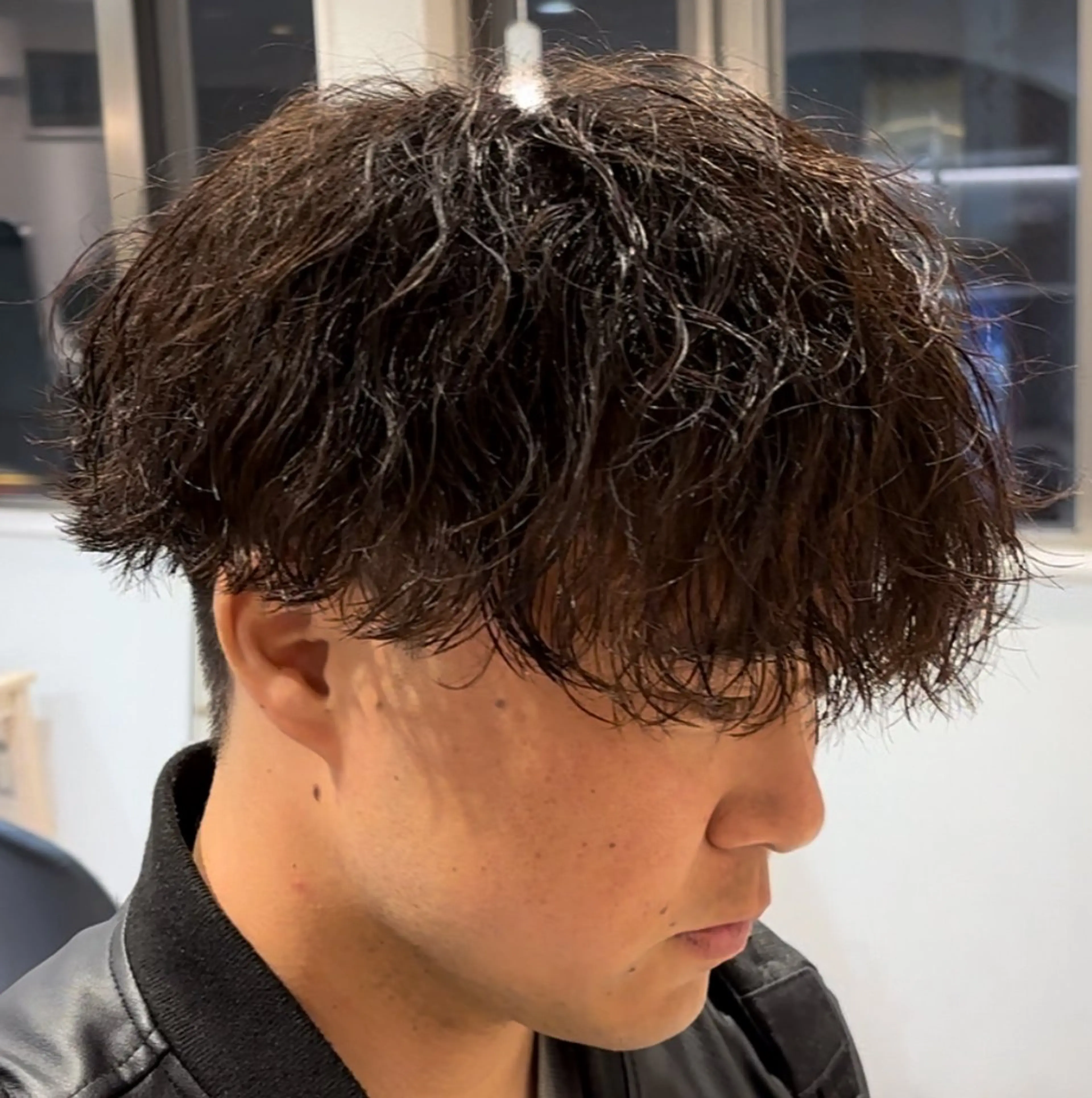 パーマ メンズ メンズパーマ美容師 りゅうせいのヘアスタイル