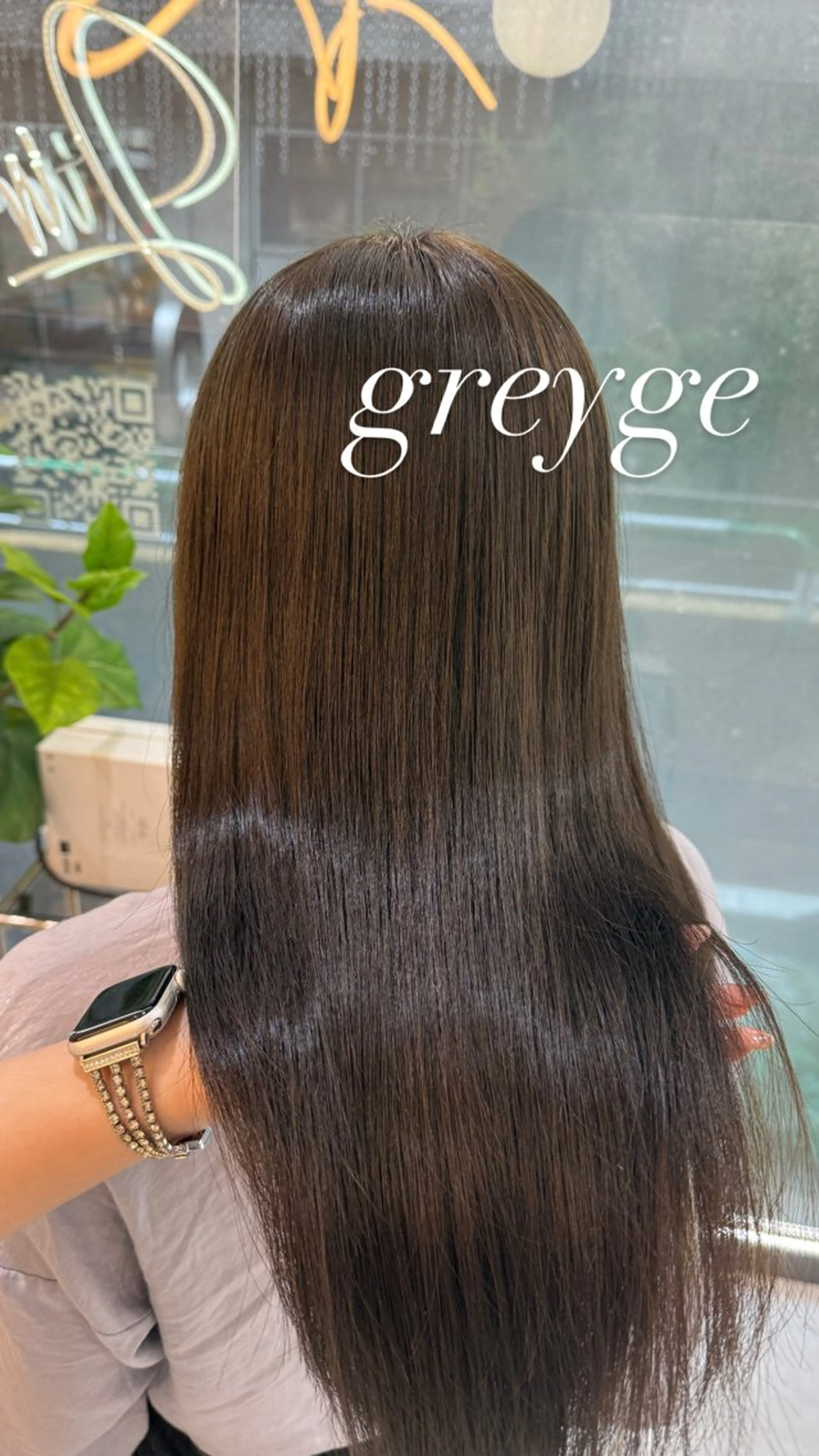 ロング カラー カット ヘアカラー トリートメント 🫧赤み消し＊艶髪 nanami🫧のヘアスタイル