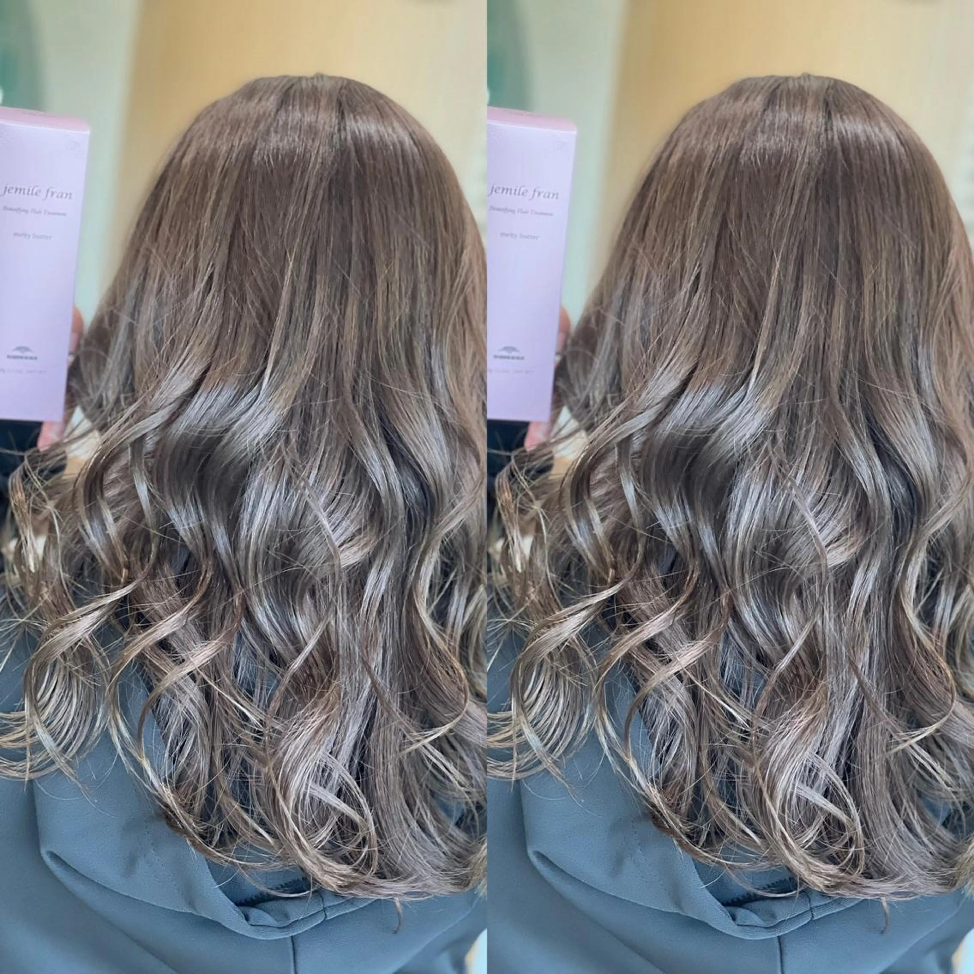 ロング カラー アッシュ ベージュカラー Snaly カラー特化ページのヘアスタイル