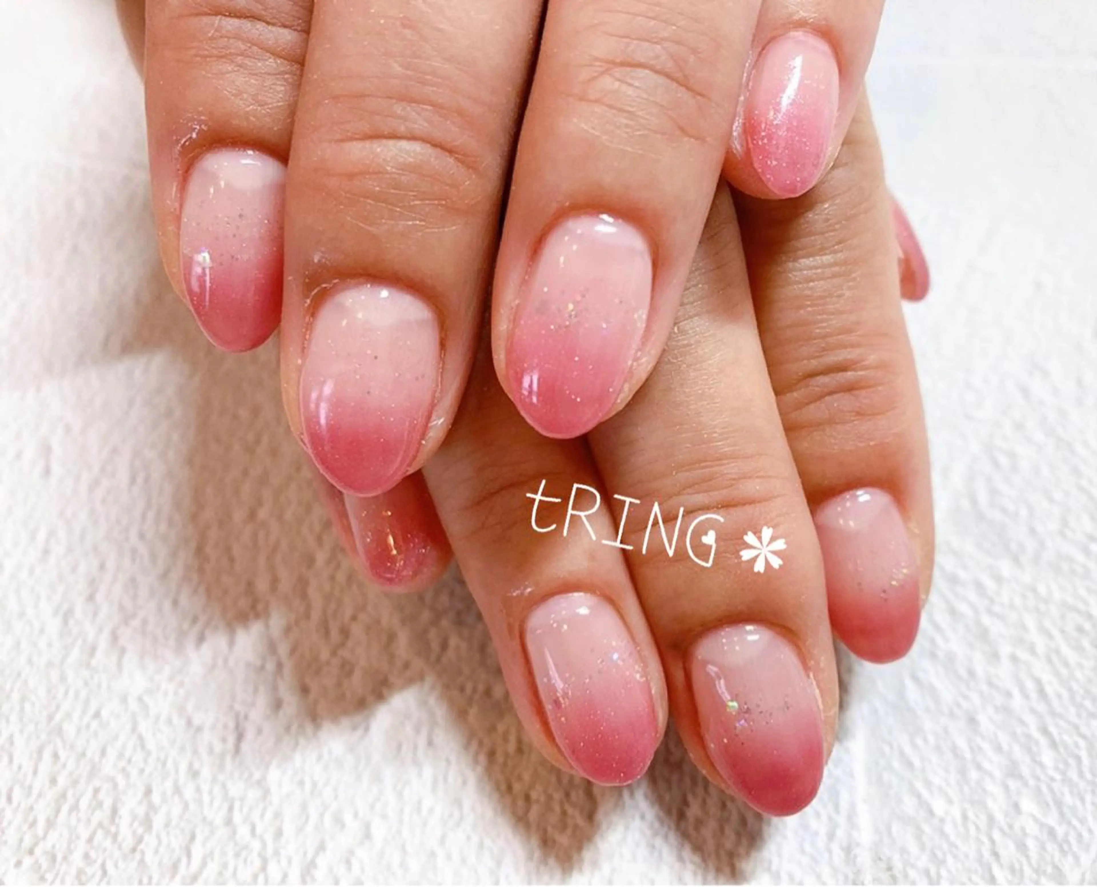 ネイル ハンドネイル tRING＊ しいの木台のネイルデザイン