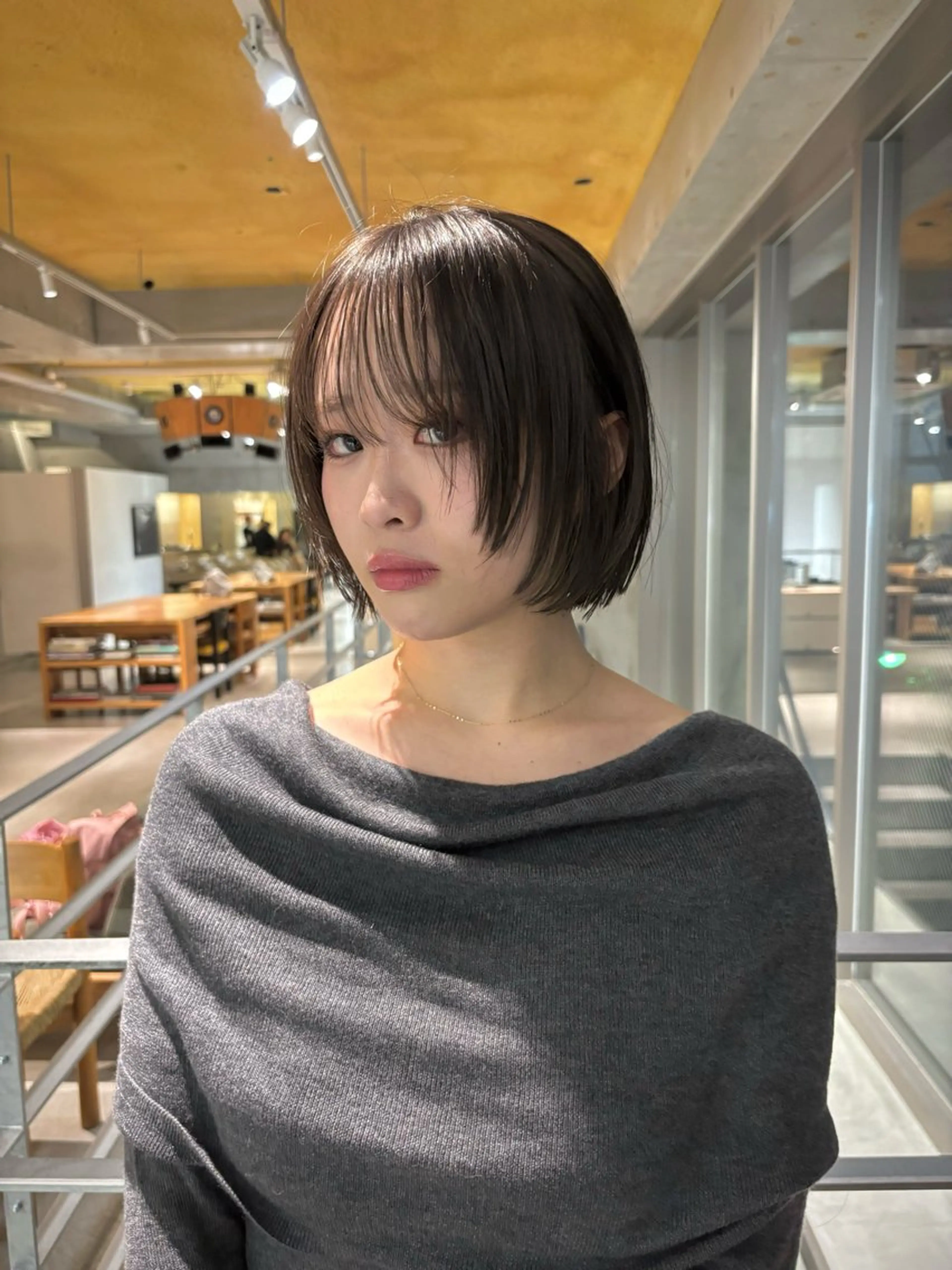 ショート カラー 縮毛矯正 yu maのヘアスタイル