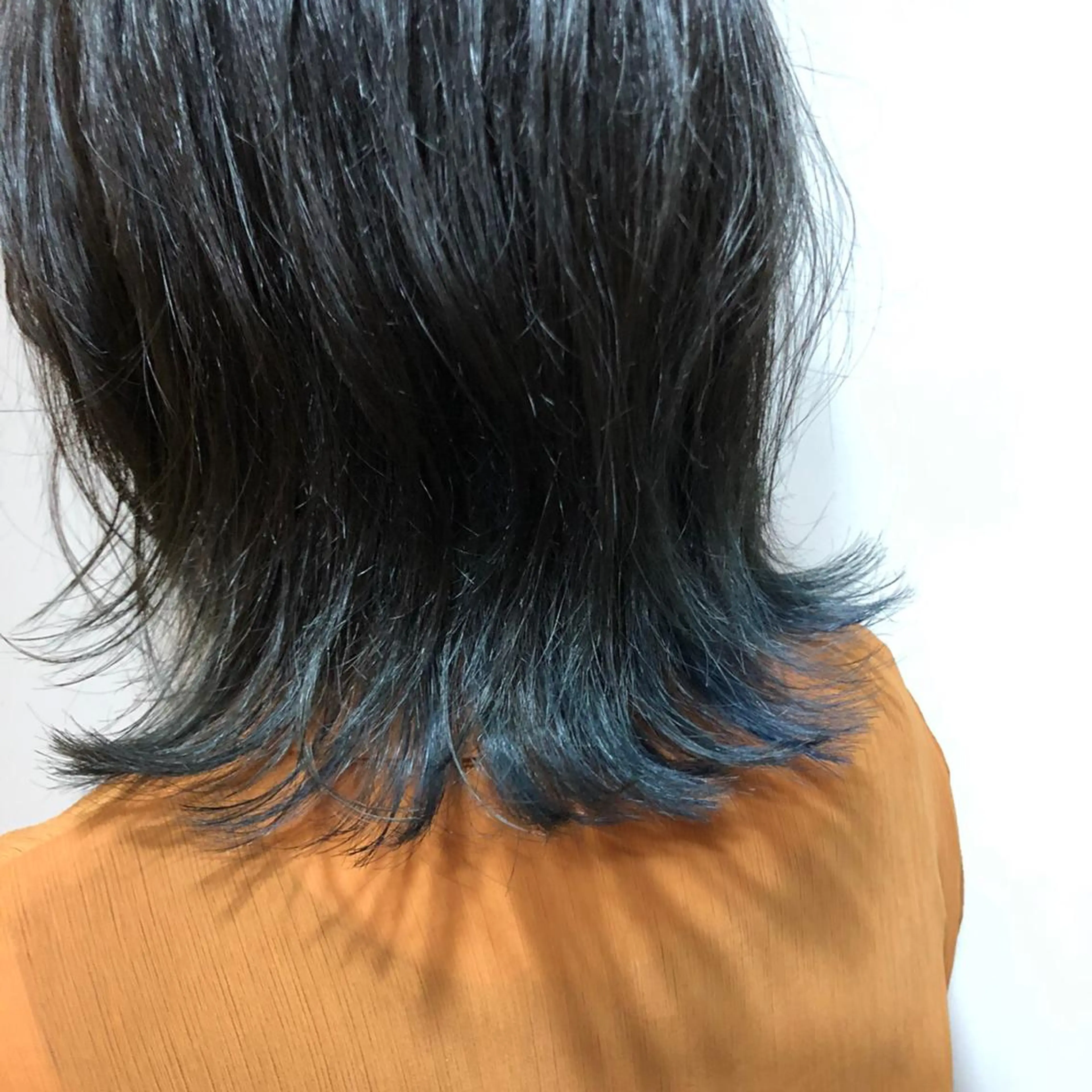 ミディアム カラー ブルーカラー 髪質改善サロン 梅田/ヨナミネのヘアスタイル